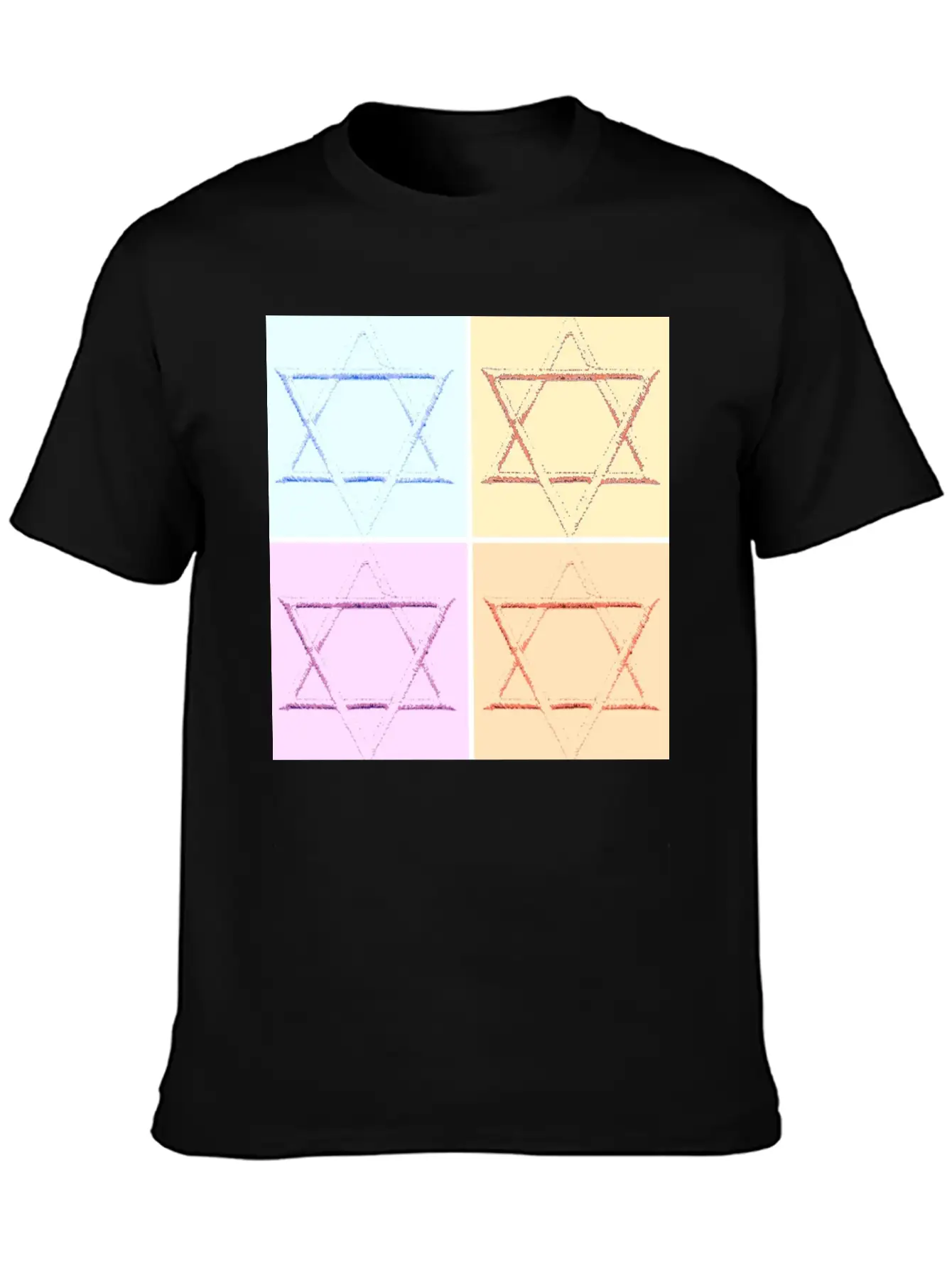 Star Of David Unisex Casual T-Shirt – Clean Design For Daily Comfort