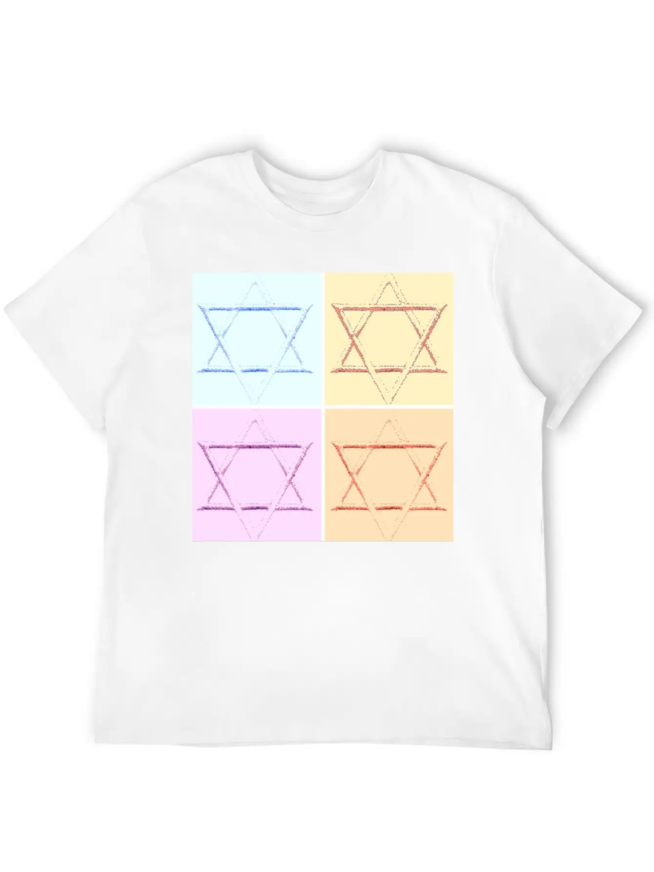 Star Of David Unisex Casual T-Shirt – Clean Design For Daily Comfort