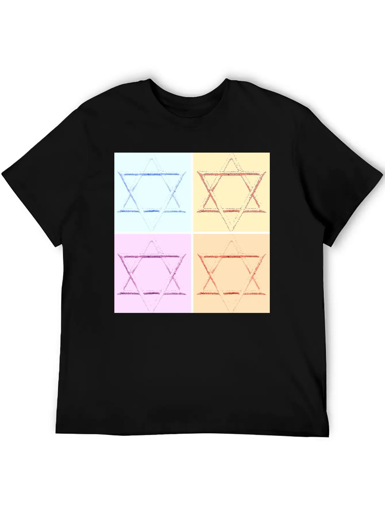 Star Of David Unisex Casual T-Shirt – Clean Design For Daily Comfort
