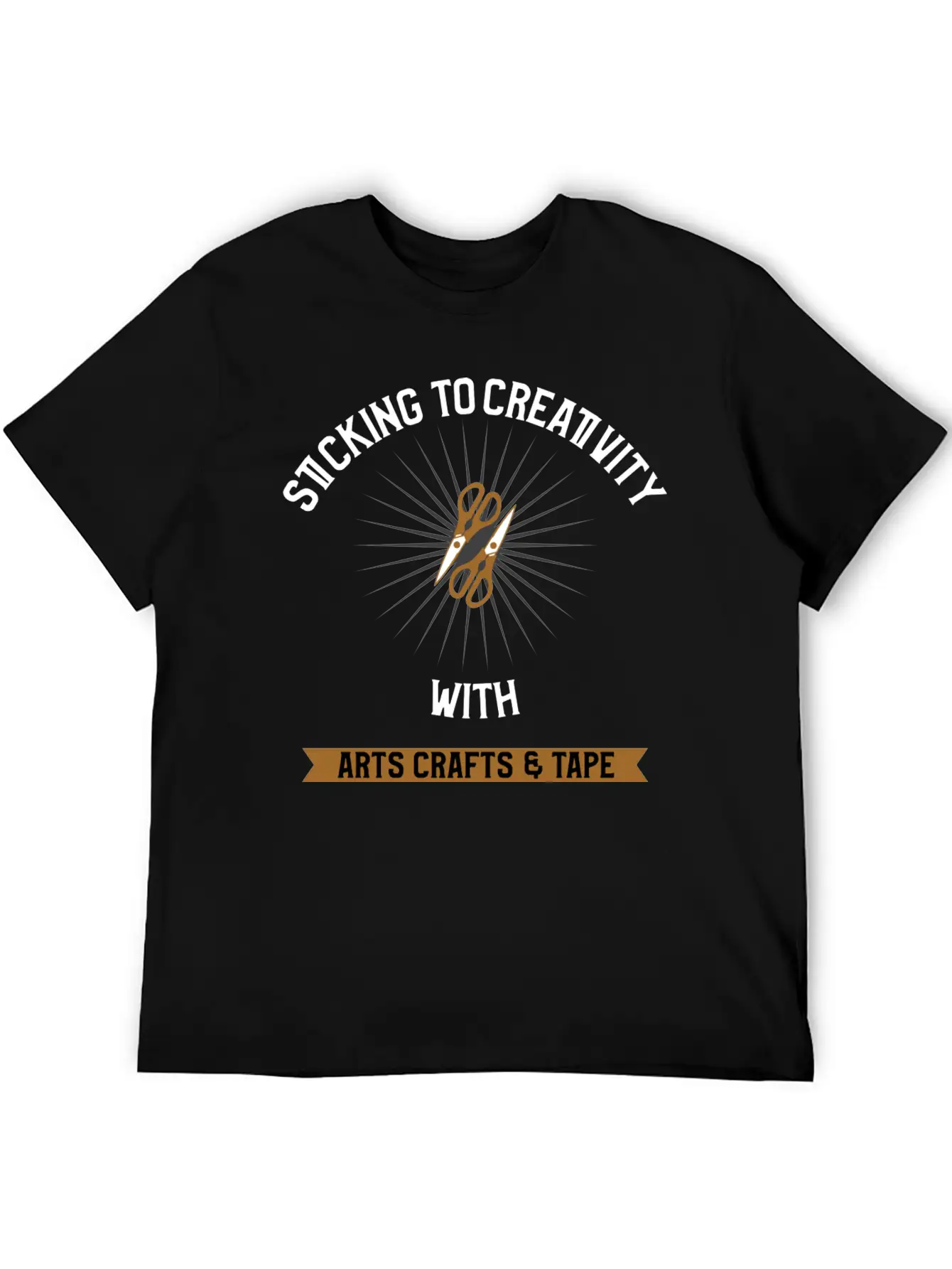 Sticking To Creativity With Arts Crafts Tape Unisex Casual T-Shirt – Clean Design For Daily Comfort