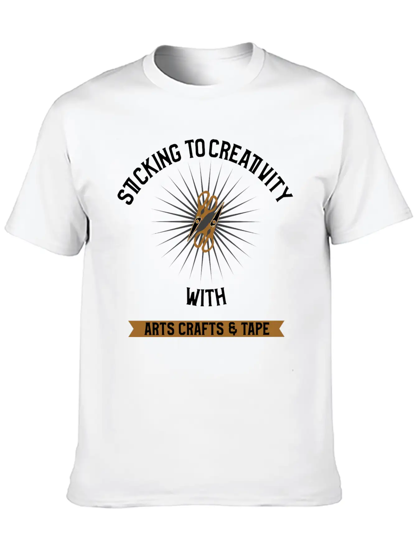 Sticking To Creativity With Arts Crafts Tape Unisex Casual T-Shirt – Clean Design For Daily Comfort
