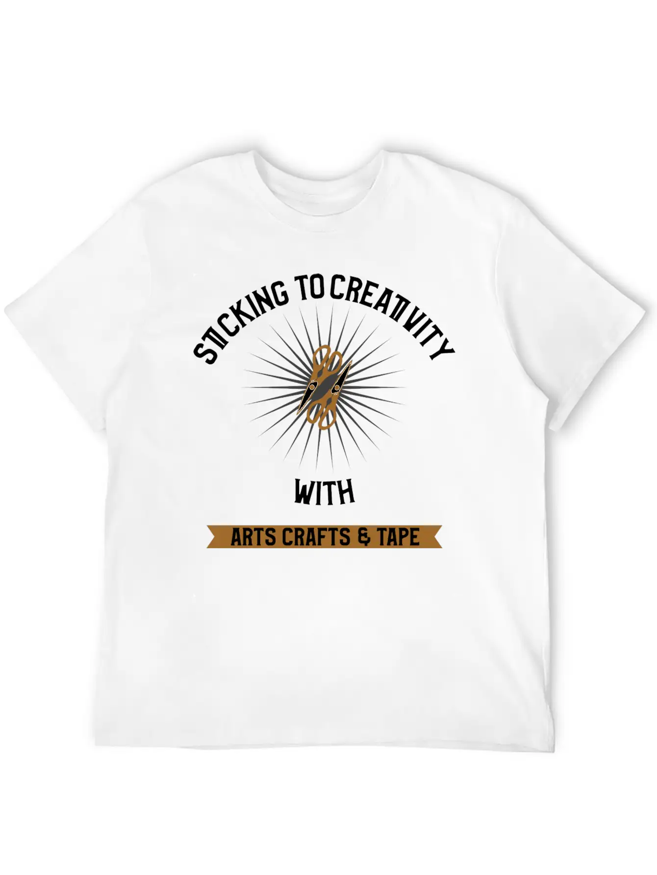 Sticking To Creativity With Arts Crafts Tape Unisex Casual T-Shirt – Clean Design For Daily Comfort