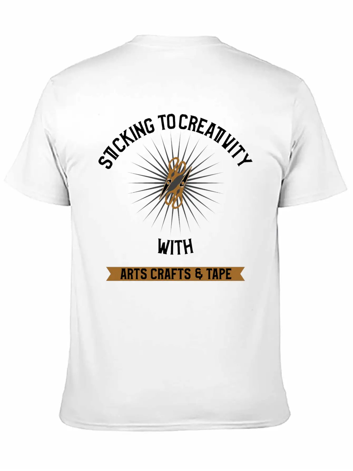 Sticking To Creativity With Arts Crafts Tape Unisex Casual T-Shirt – Clean Design For Daily Comfort