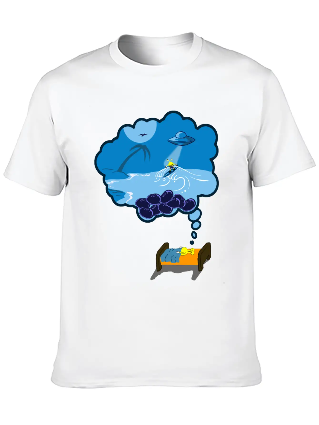 Strainge - Blue Dream Marijuana Strain Shirt Unisex Casual T-Shirt – Clean Design For Daily Comfort