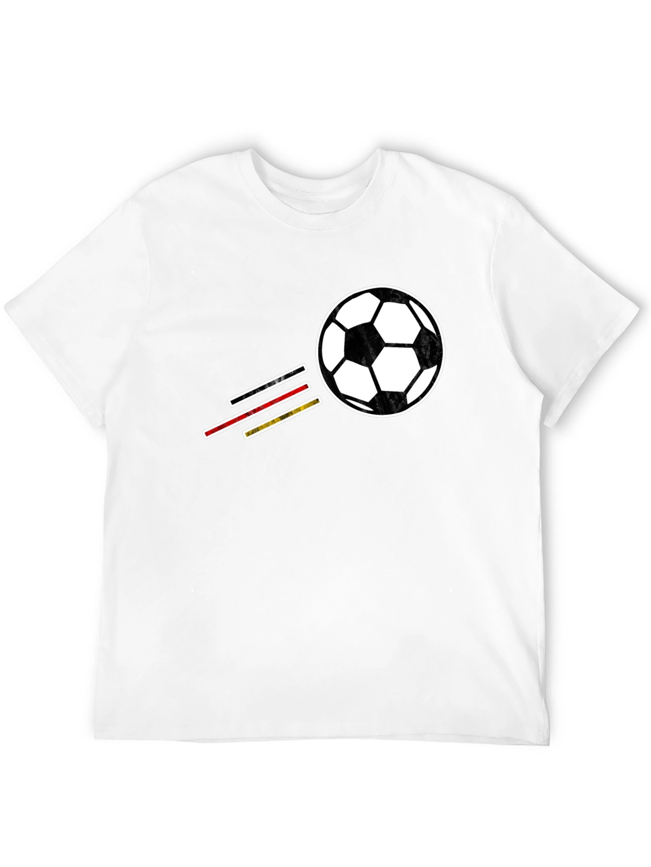 Soccer Ball T-Shirt - Black Graphic Tee