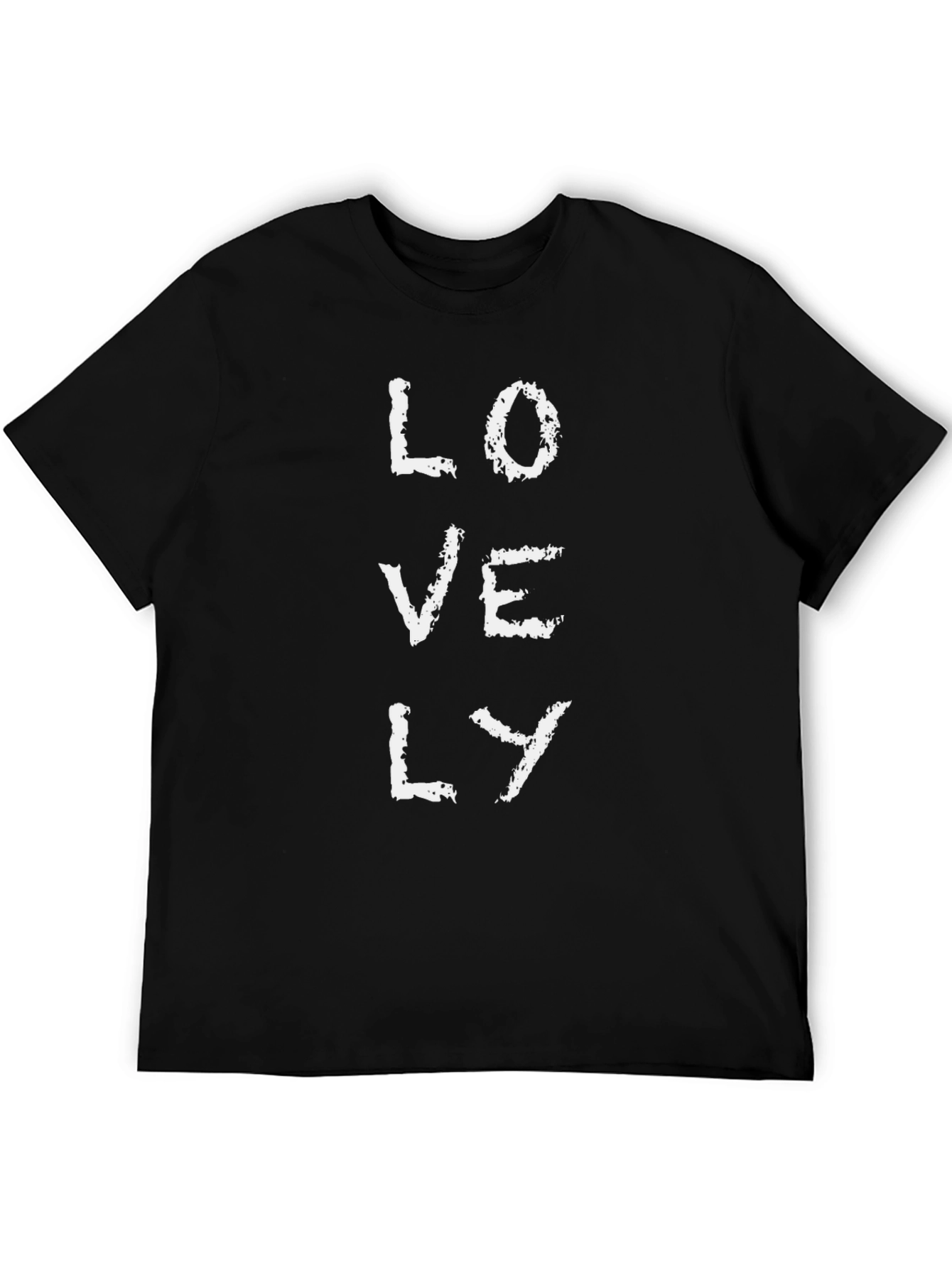Lovely Graphic Tee - Black