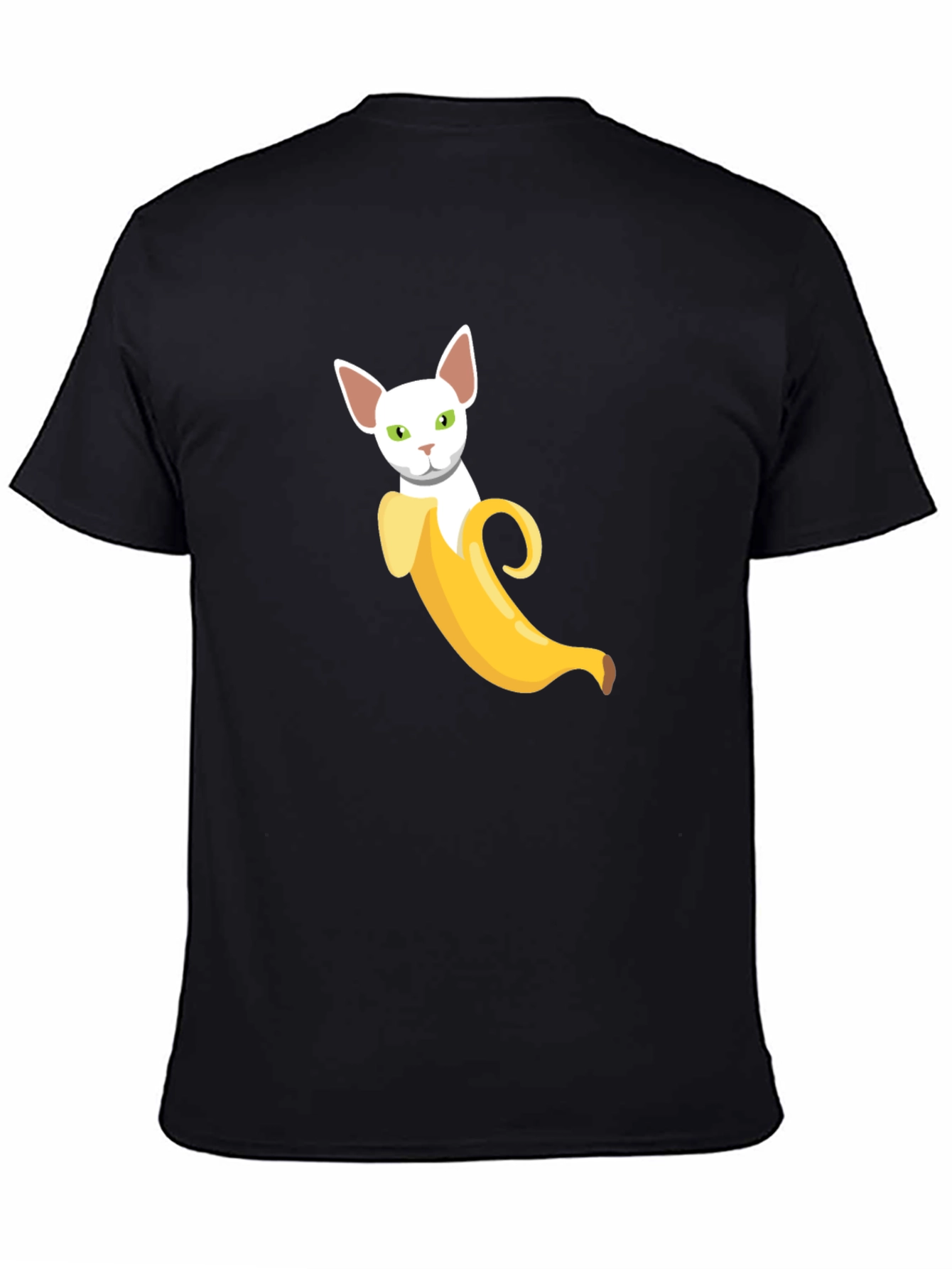 Banana Cat Graphic Tee - Quirky Comfy