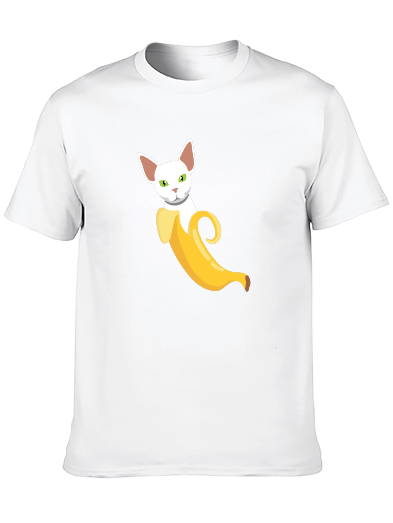 Banana Cat Graphic Tee - Quirky Comfy