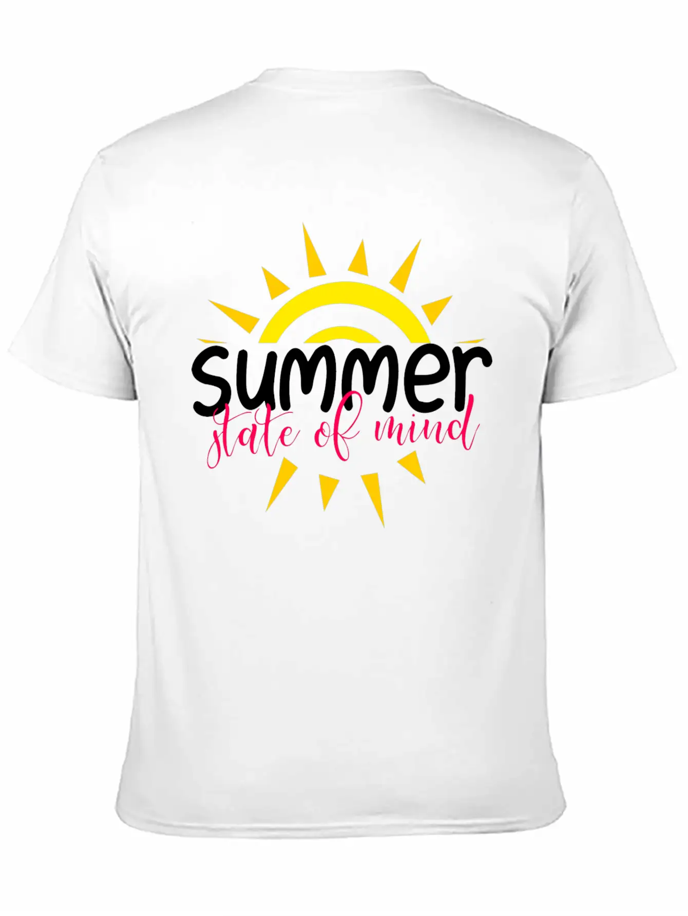 Summer State Of Mind Unisex Casual T-Shirt – Clean Design For Daily Comfort