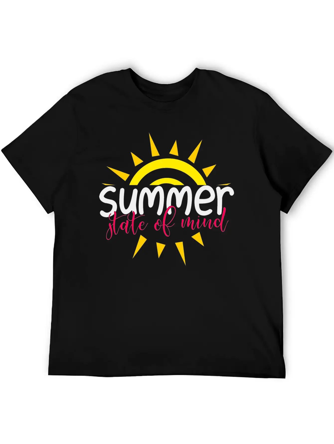 Summer State Of Mind Unisex Casual T-Shirt – Clean Design For Daily Comfort