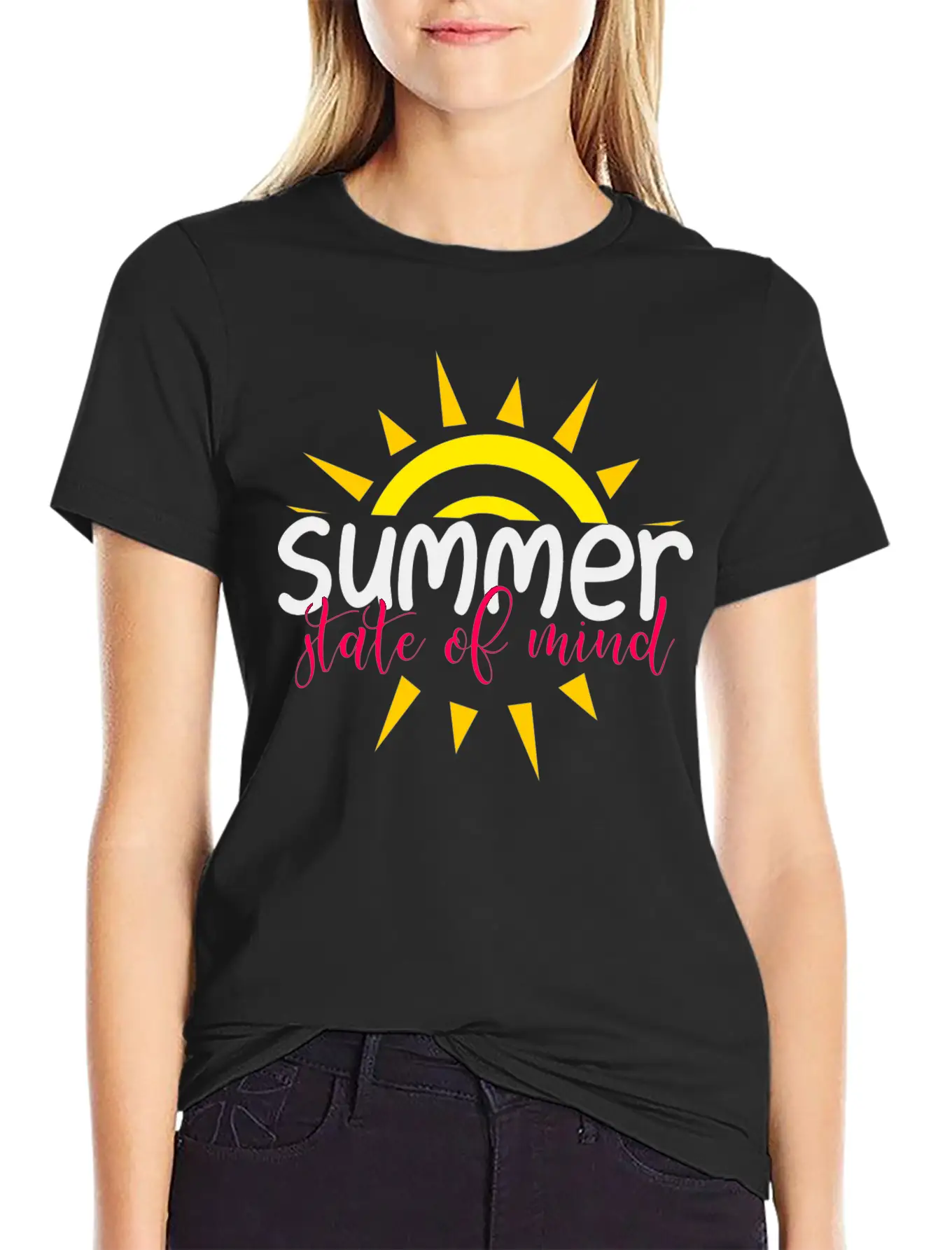 Summer State Of Mind Unisex Casual T-Shirt – Clean Design For Daily Comfort