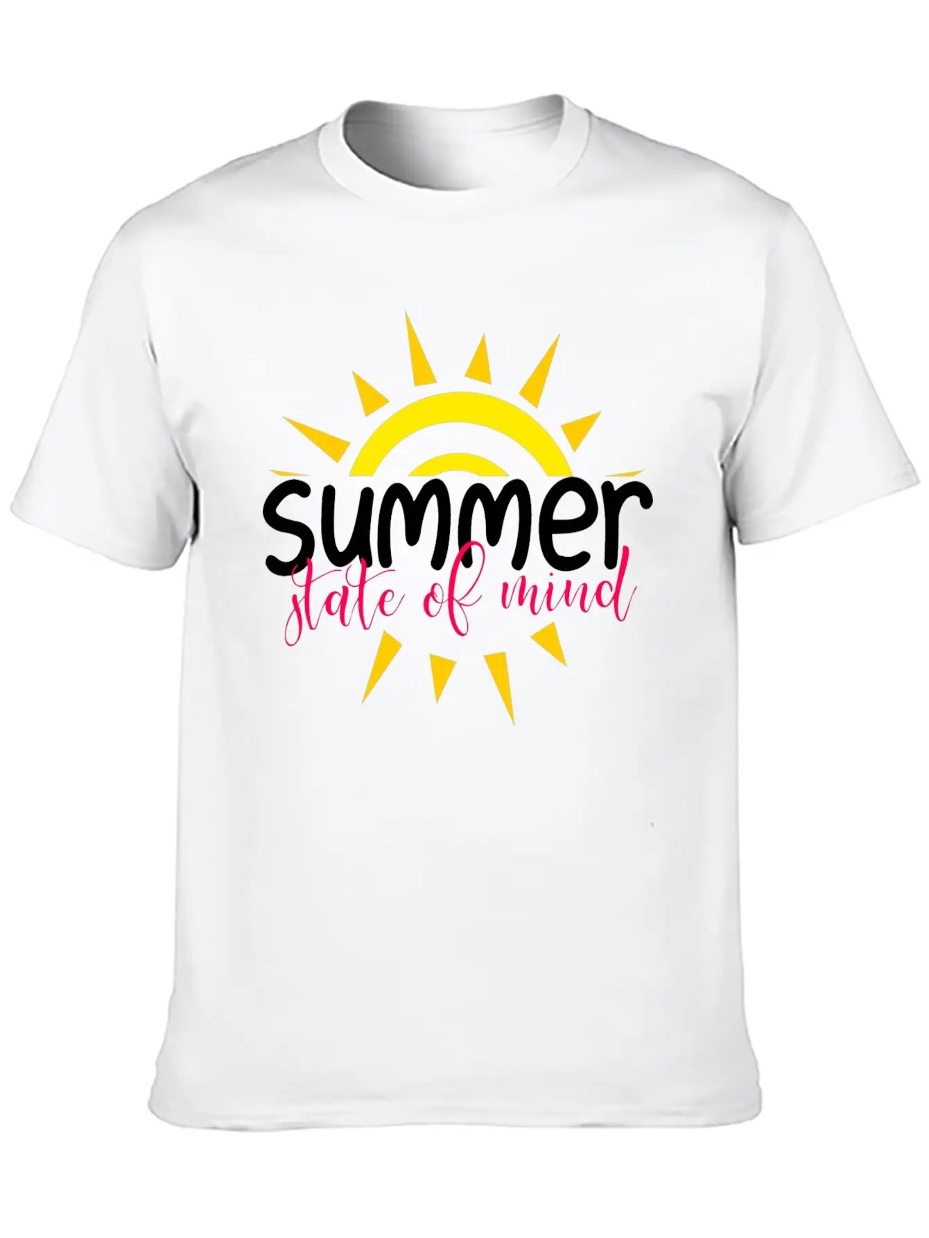 Summer State Of Mind Unisex Casual T-Shirt – Clean Design For Daily Comfort