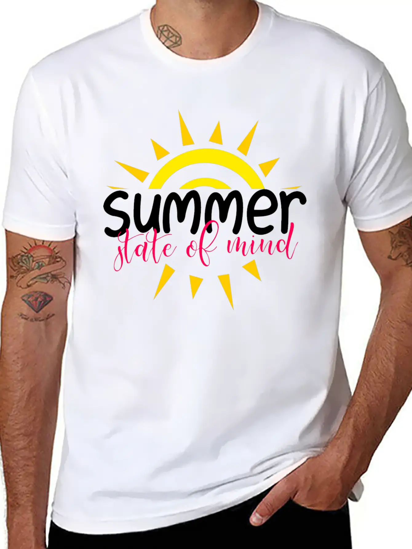 Summer State Of Mind Unisex Casual T-Shirt – Clean Design For Daily Comfort