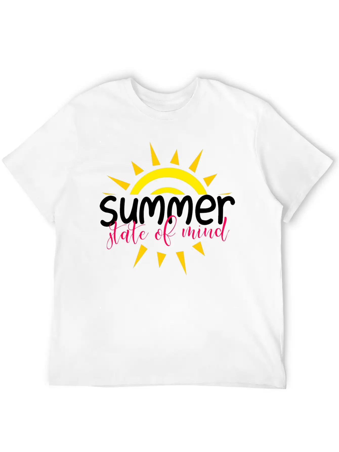 Summer State Of Mind Unisex Casual T-Shirt – Clean Design For Daily Comfort