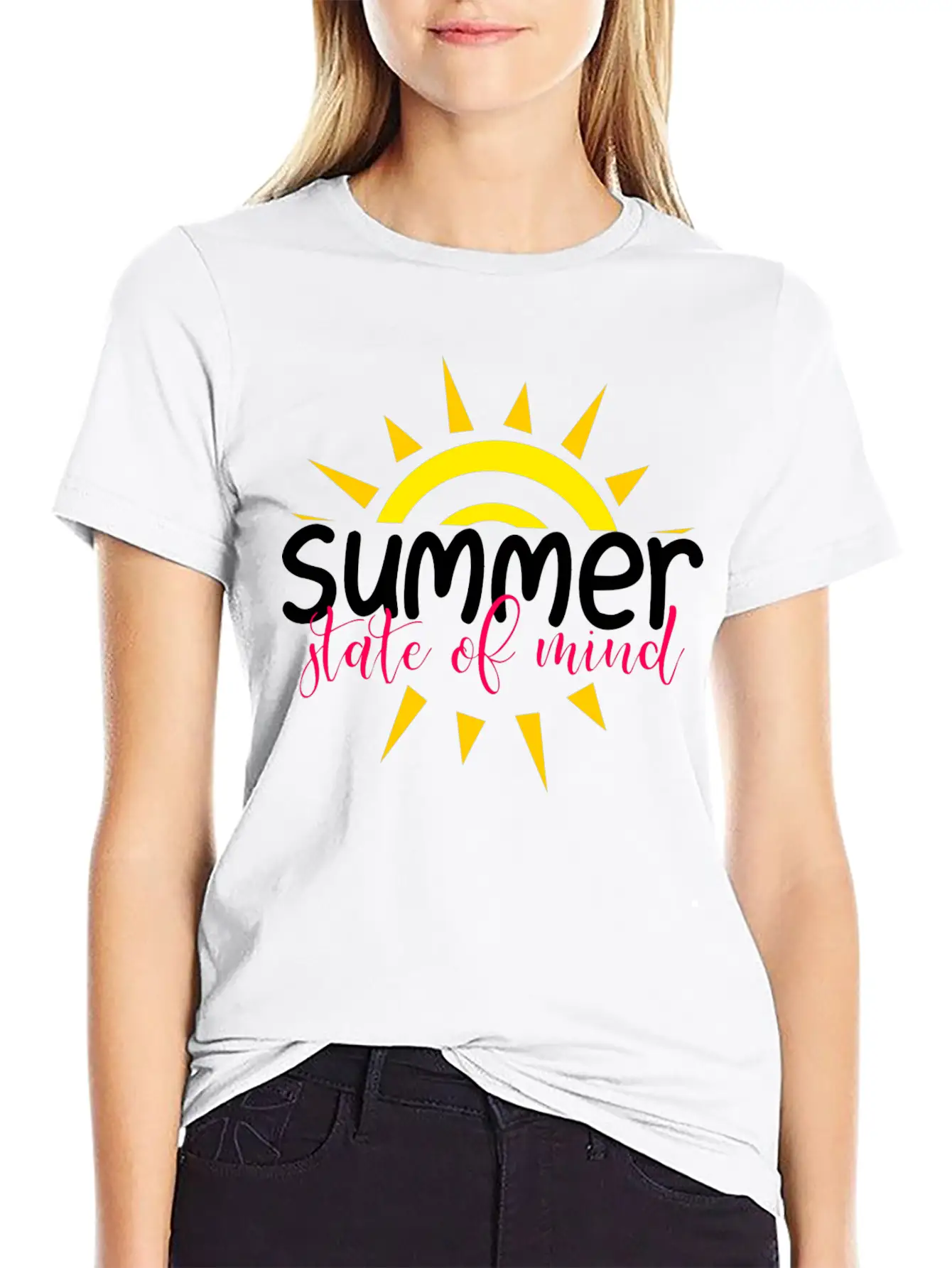 Summer State Of Mind Unisex Casual T-Shirt – Clean Design For Daily Comfort