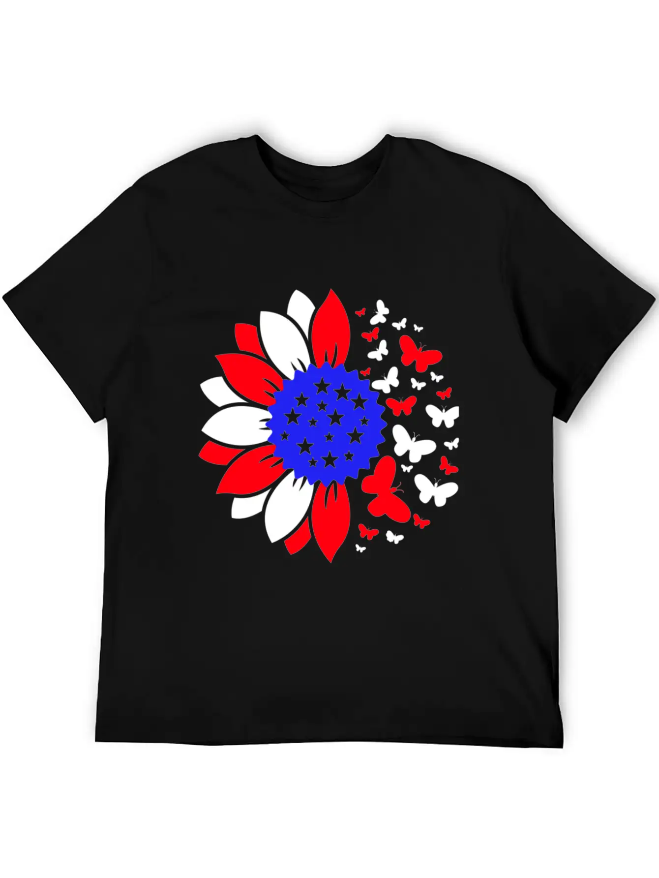 Sunflower Butterflies Dreams Monarchs Natural Unisex Casual T-Shirt – Clean Design For Daily Comfort