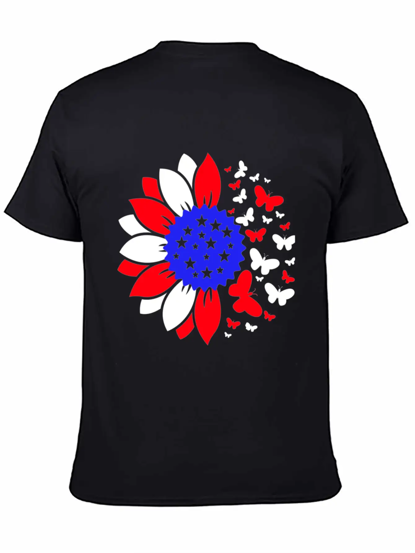 Sunflower Butterflies Dreams Monarchs Natural Unisex Casual T-Shirt – Clean Design For Daily Comfort