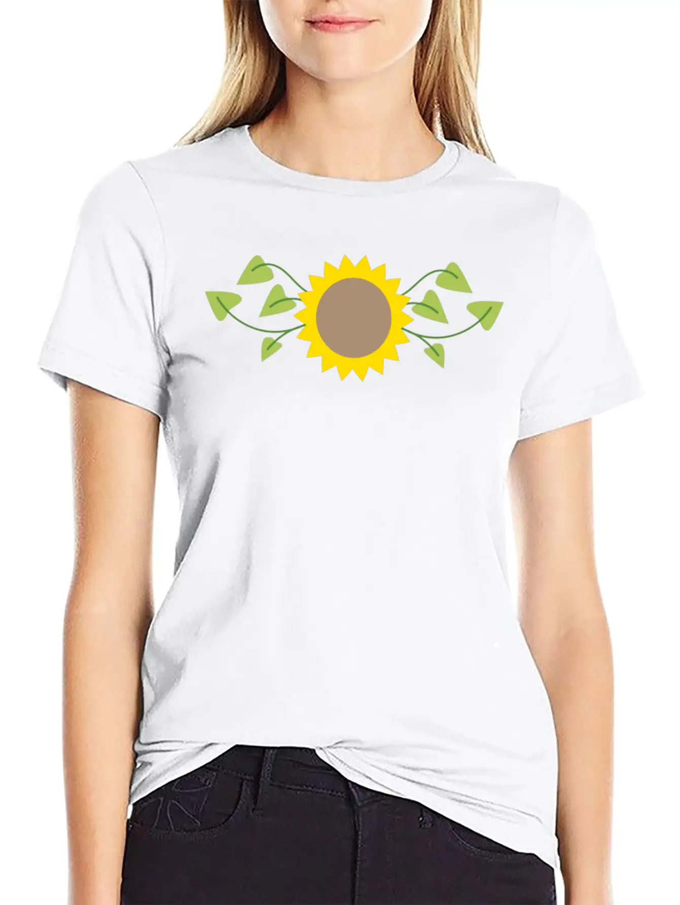 Sunflower Unisex Casual T-Shirt – Clean Design For Daily Comfort