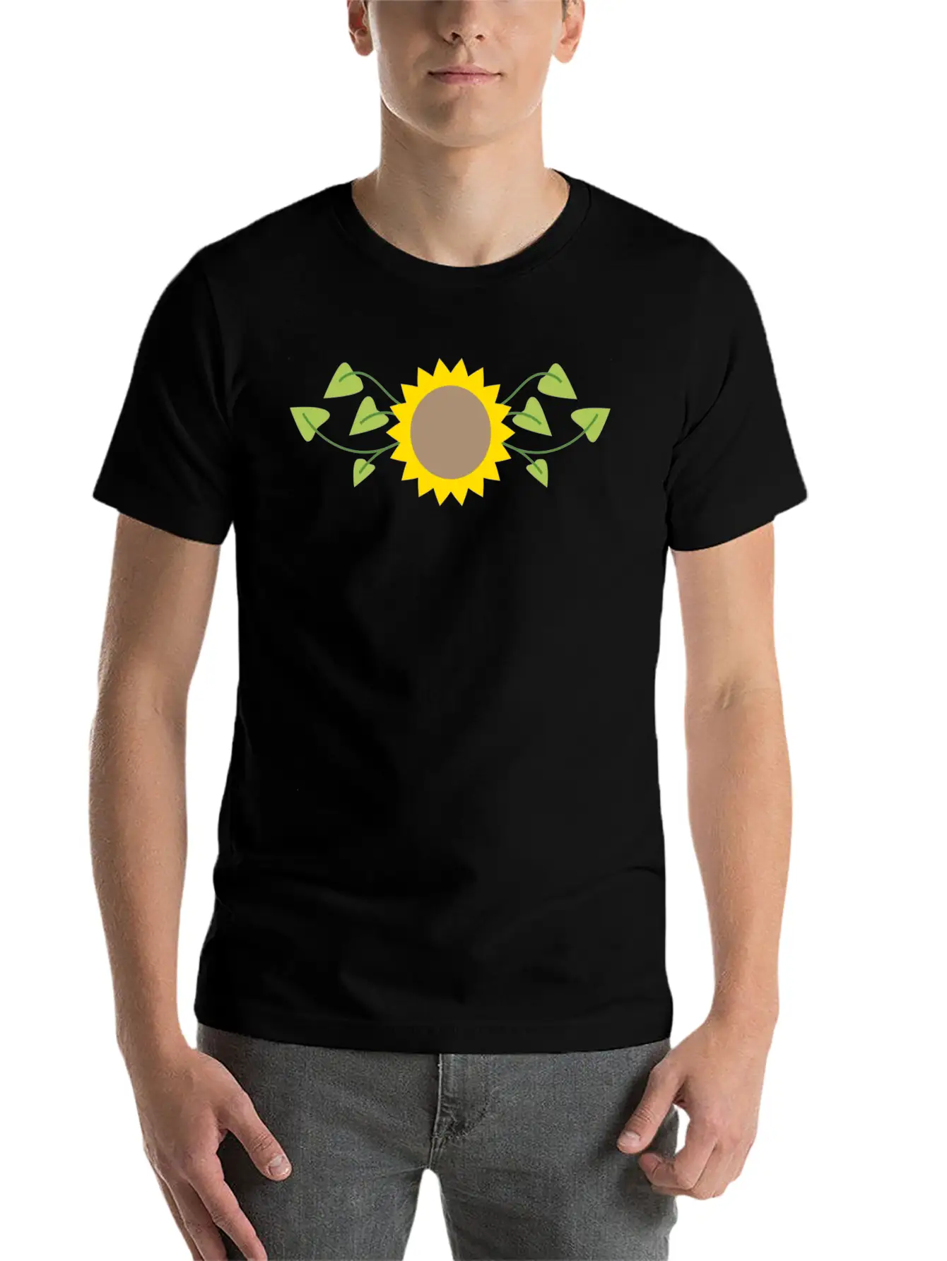 Sunflower Unisex Casual T-Shirt – Clean Design For Daily Comfort
