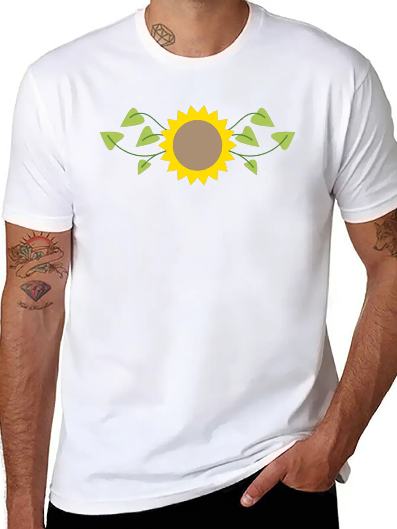 Sunflower Unisex Casual T-Shirt – Clean Design For Daily Comfort