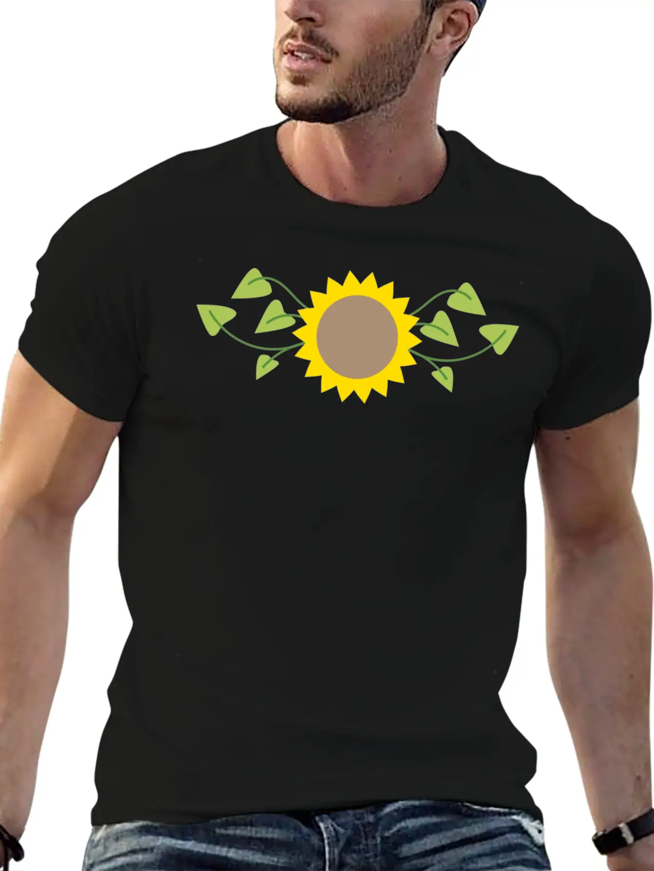 Sunflower Unisex Casual T-Shirt – Clean Design For Daily Comfort