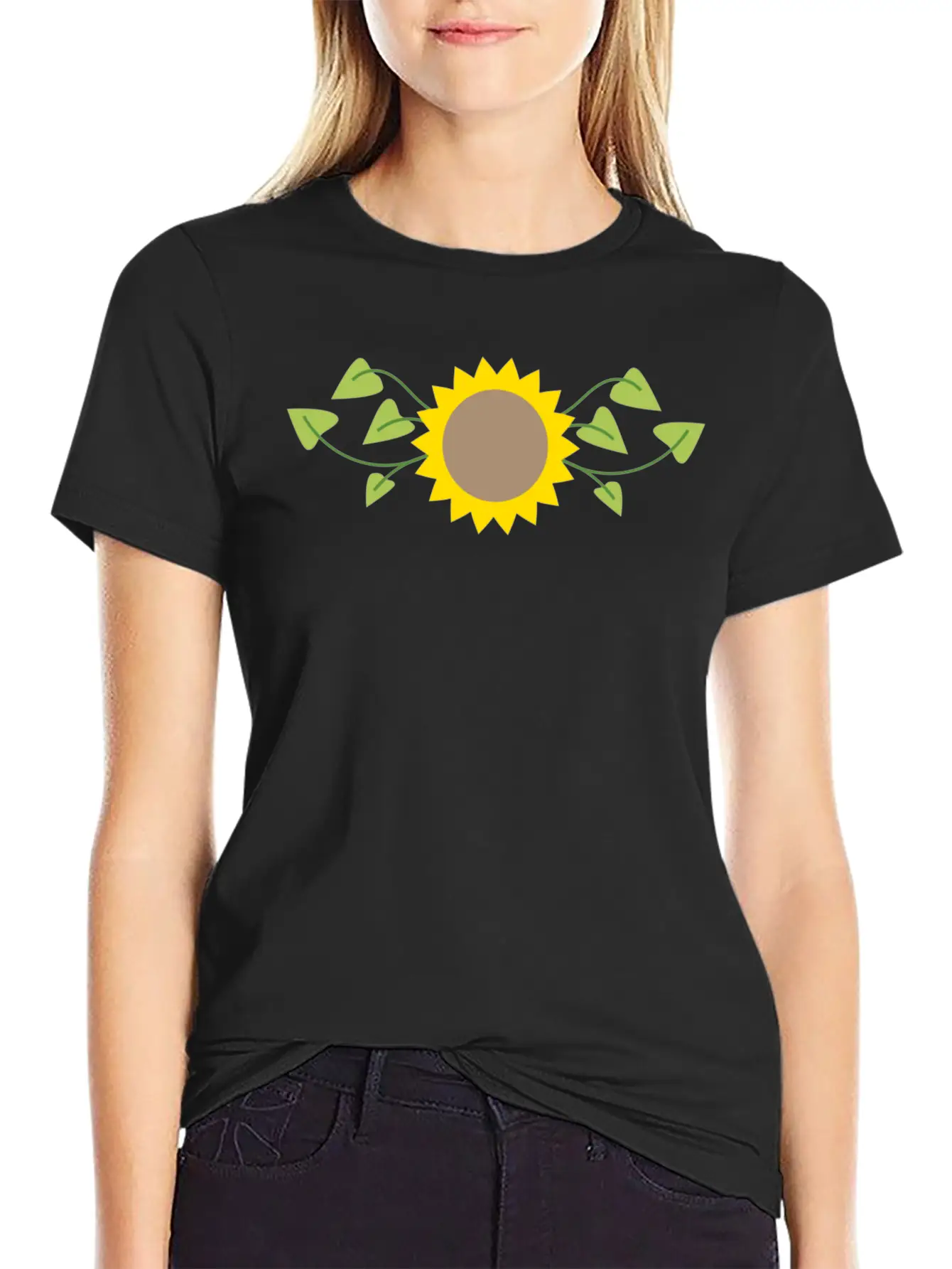 Sunflower Unisex Casual T-Shirt – Clean Design For Daily Comfort