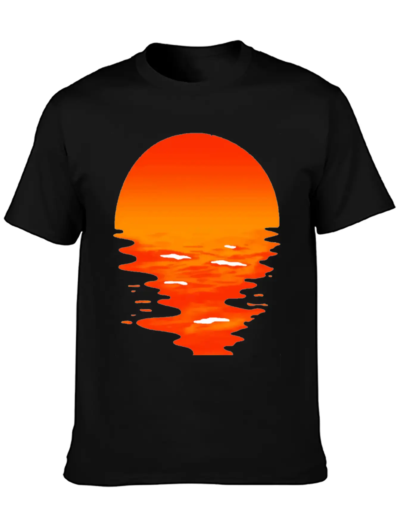 Sunset Unisex Casual T-Shirt – Clean Design For Daily Comfort