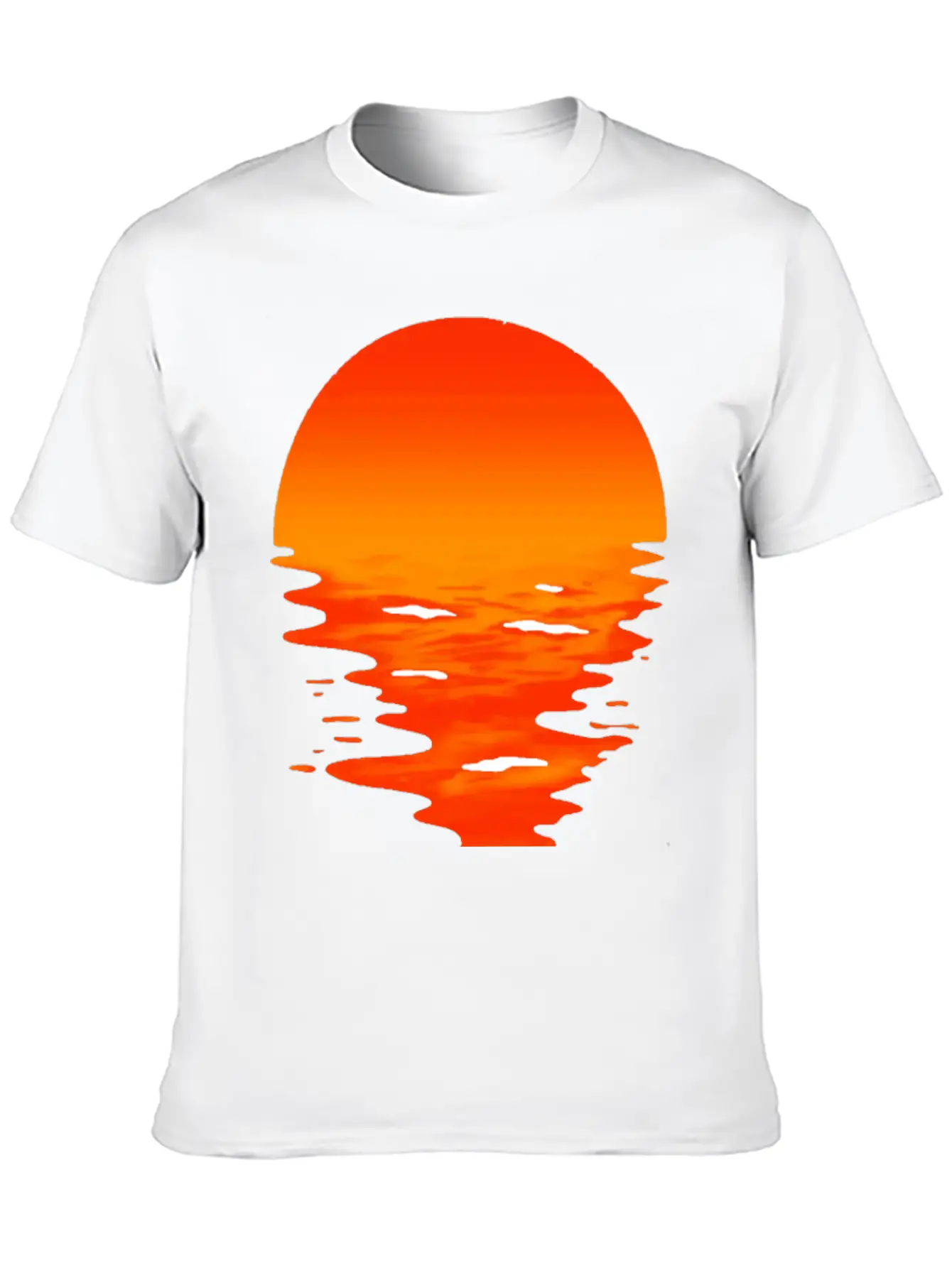 Sunset Unisex Casual T-Shirt – Clean Design For Daily Comfort