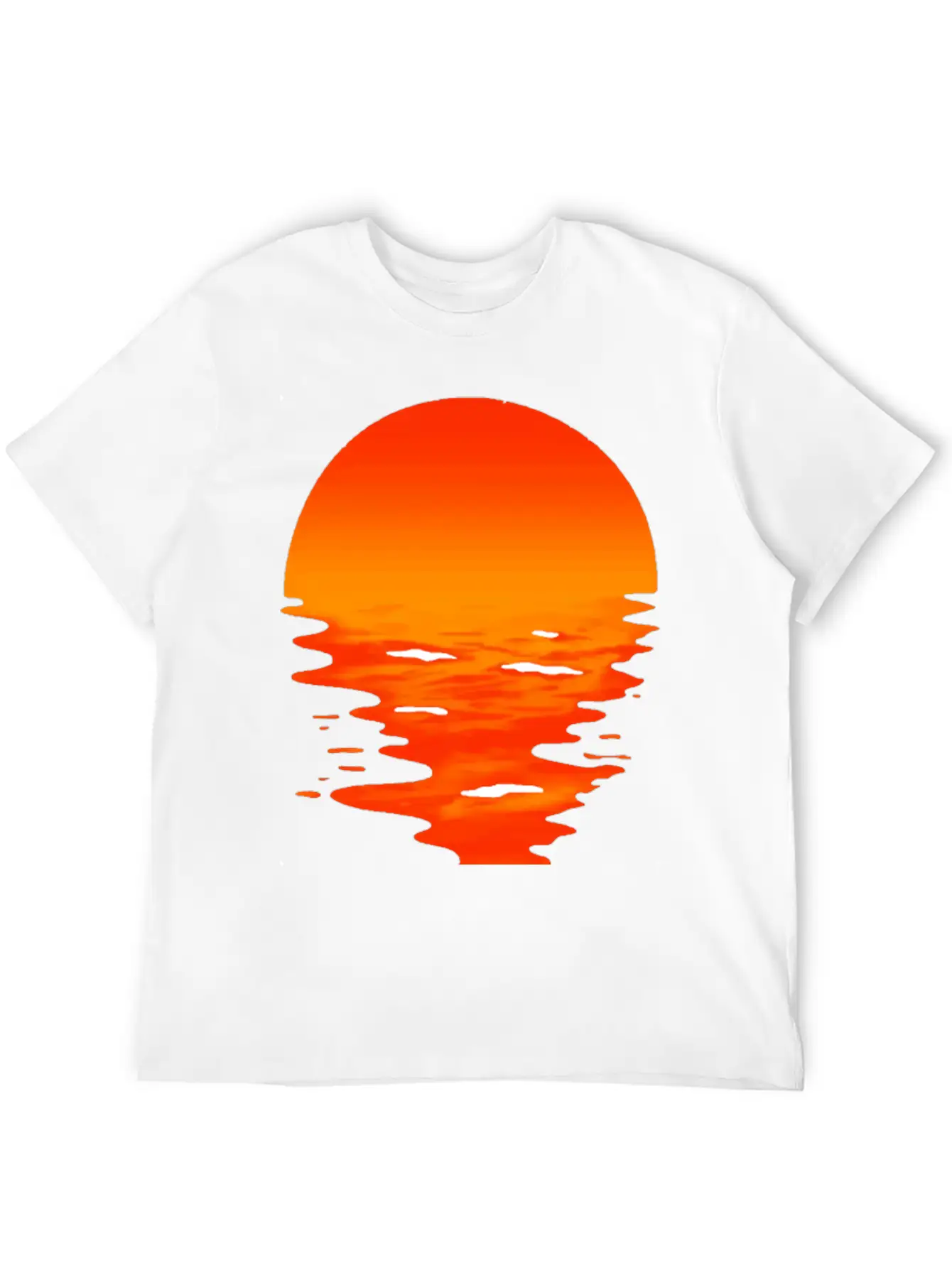 Sunset Unisex Casual T-Shirt – Clean Design For Daily Comfort