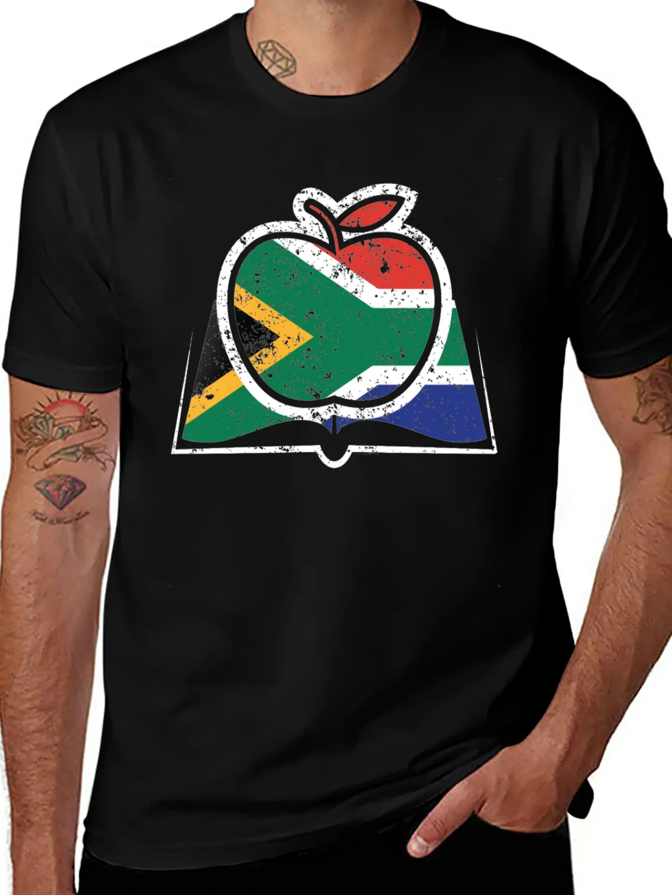 Super Teacher South African Flag Unisex Casual T-Shirt – Clean Design For Daily Comfort