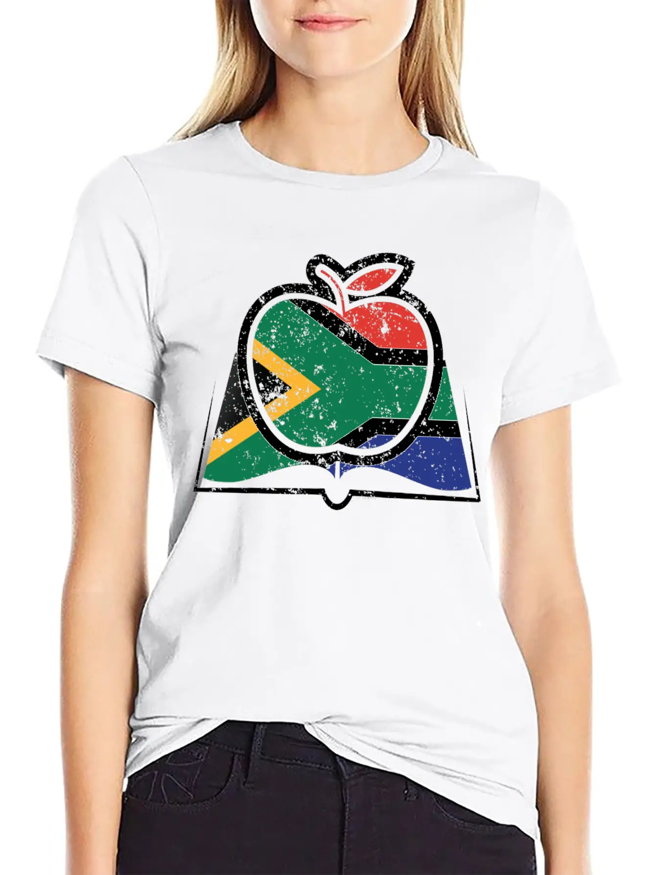 Super Teacher South African Flag Unisex Casual T-Shirt – Clean Design For Daily Comfort