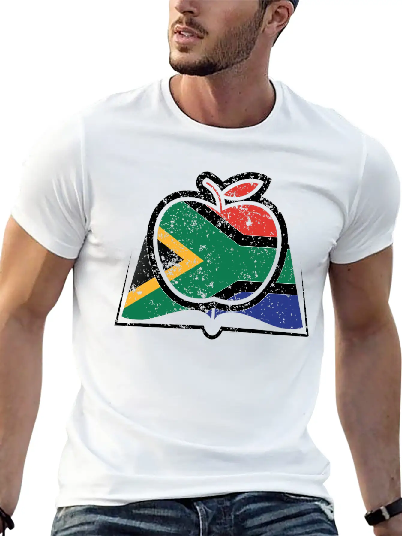 Super Teacher South African Flag Unisex Casual T-Shirt – Clean Design For Daily Comfort