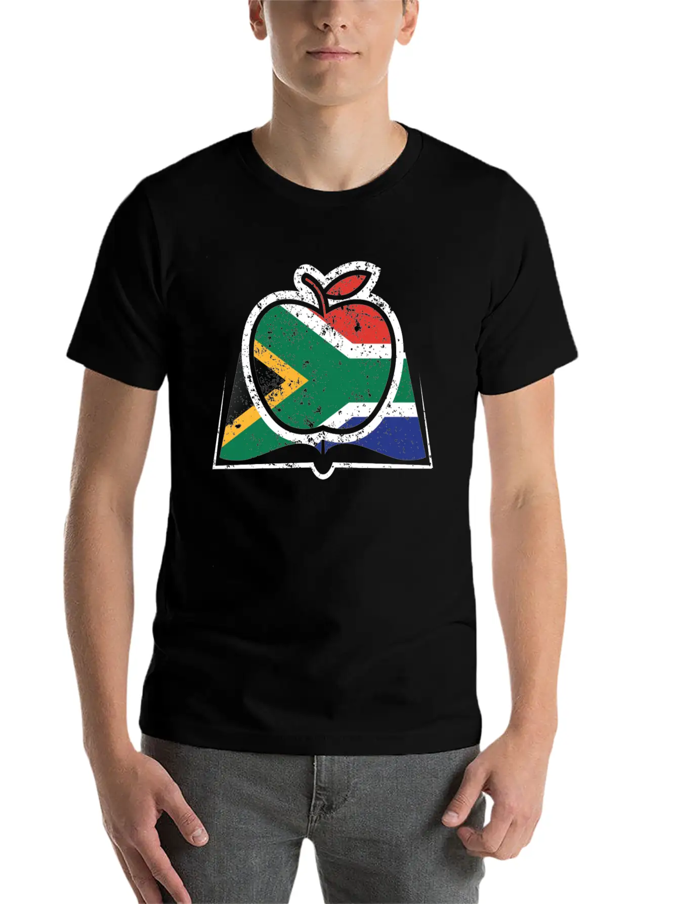 Super Teacher South African Flag Unisex Casual T-Shirt – Clean Design For Daily Comfort