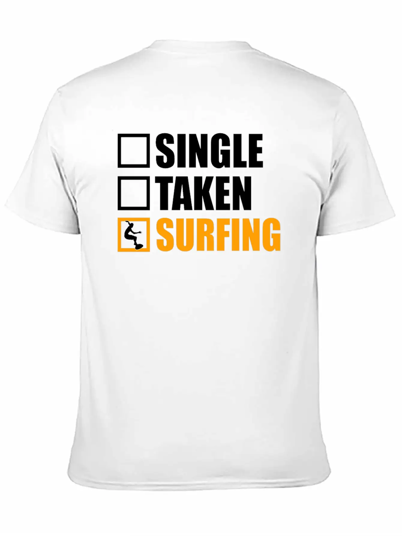 Surfing Is My Girlfriend Unisex Casual T-Shirt – Clean Design For Daily Comfort