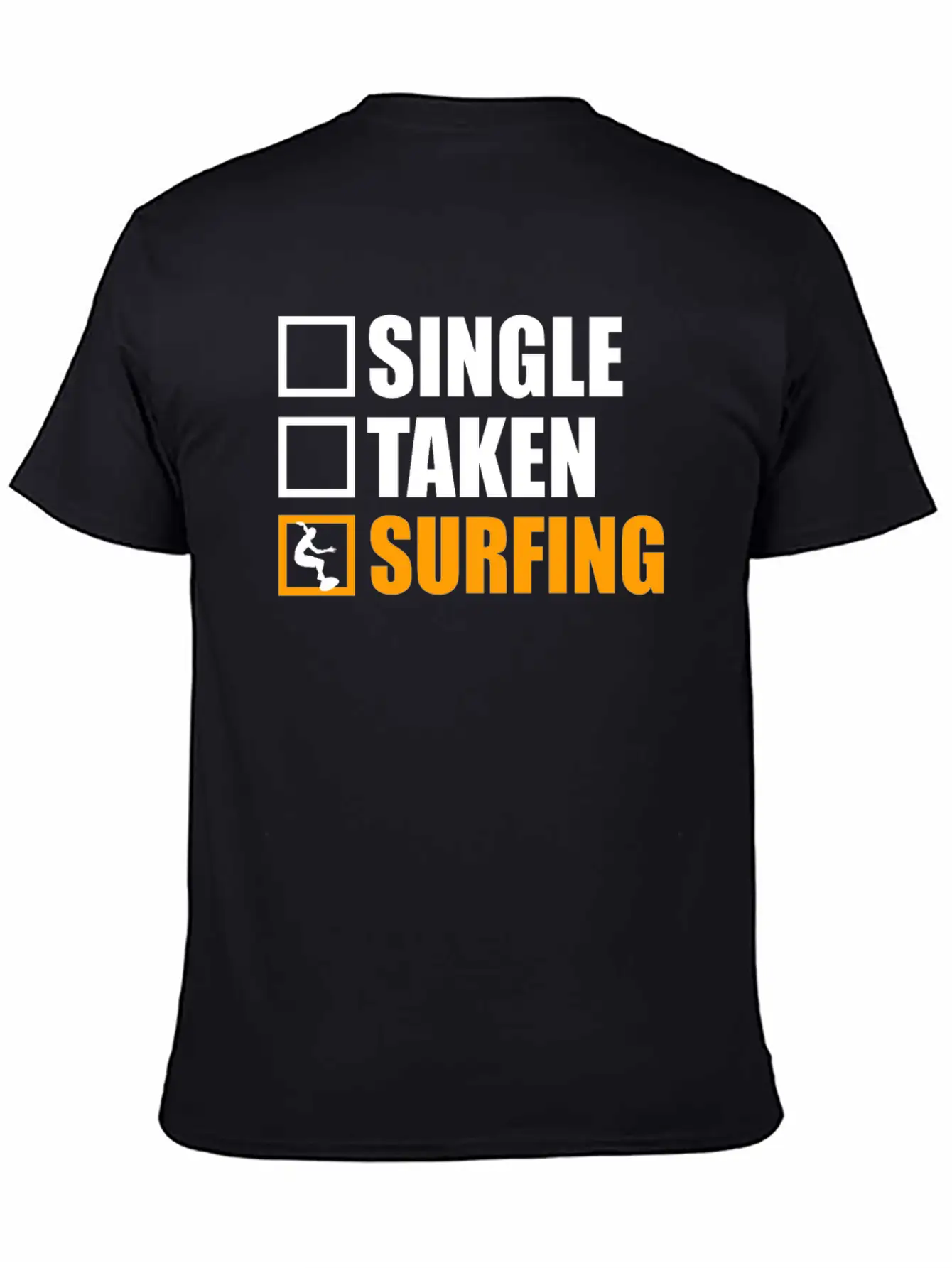 Surfing Is My Girlfriend Unisex Casual T-Shirt – Clean Design For Daily Comfort