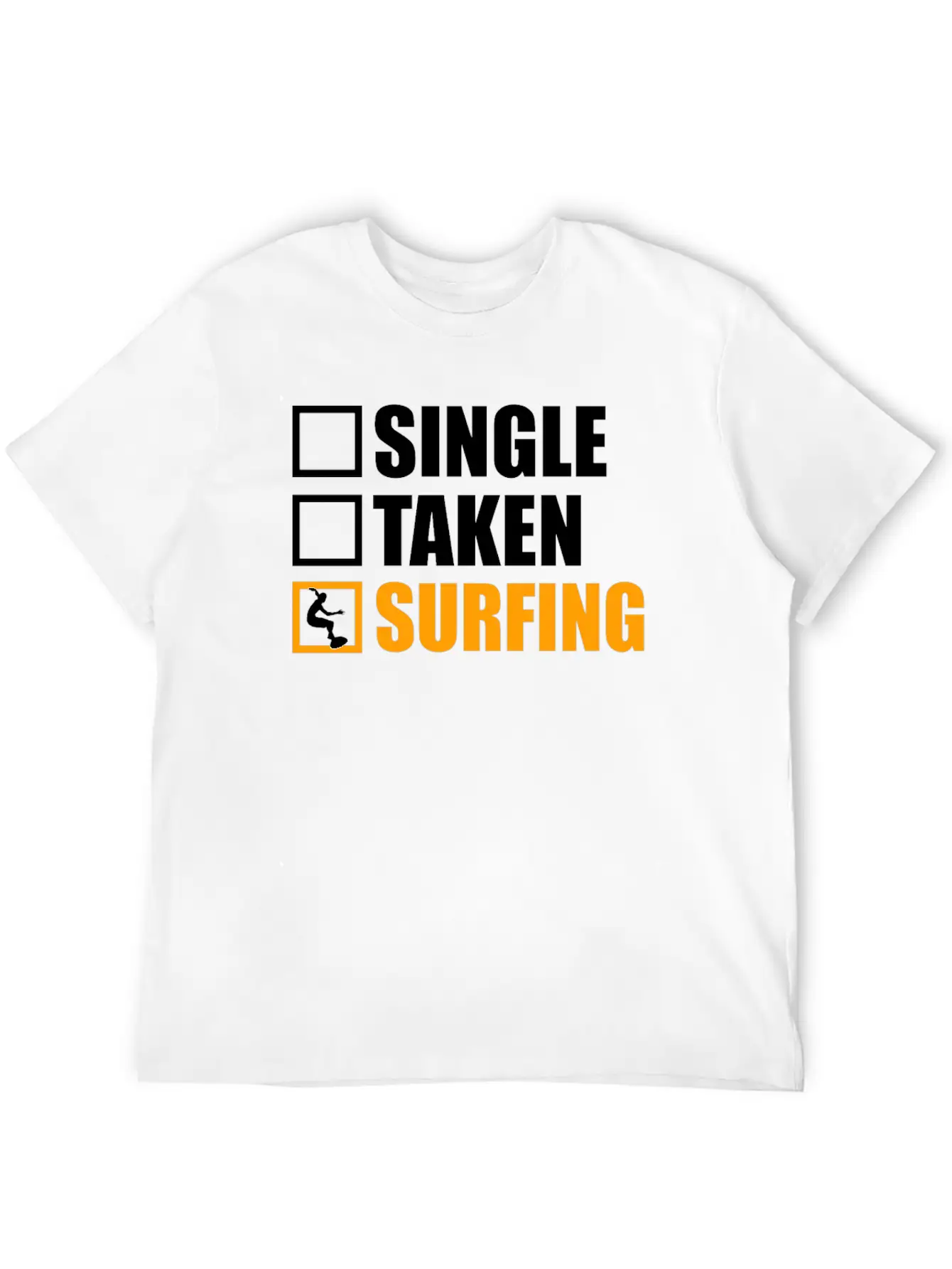 Surfing Is My Girlfriend Unisex Casual T-Shirt – Clean Design For Daily Comfort