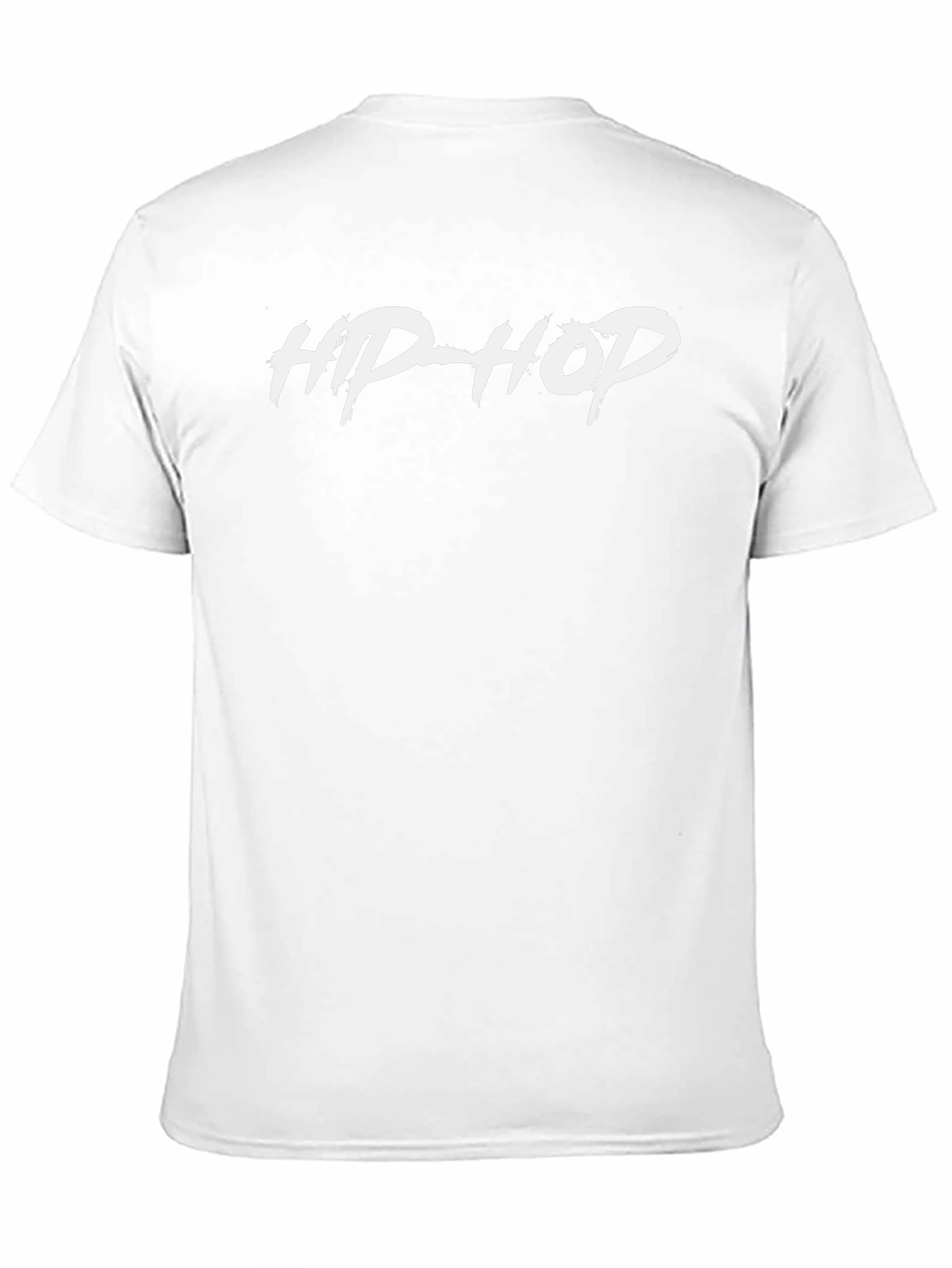 Hip Hop Graphic Tee - Stylish Black Cotton T-Shirt
