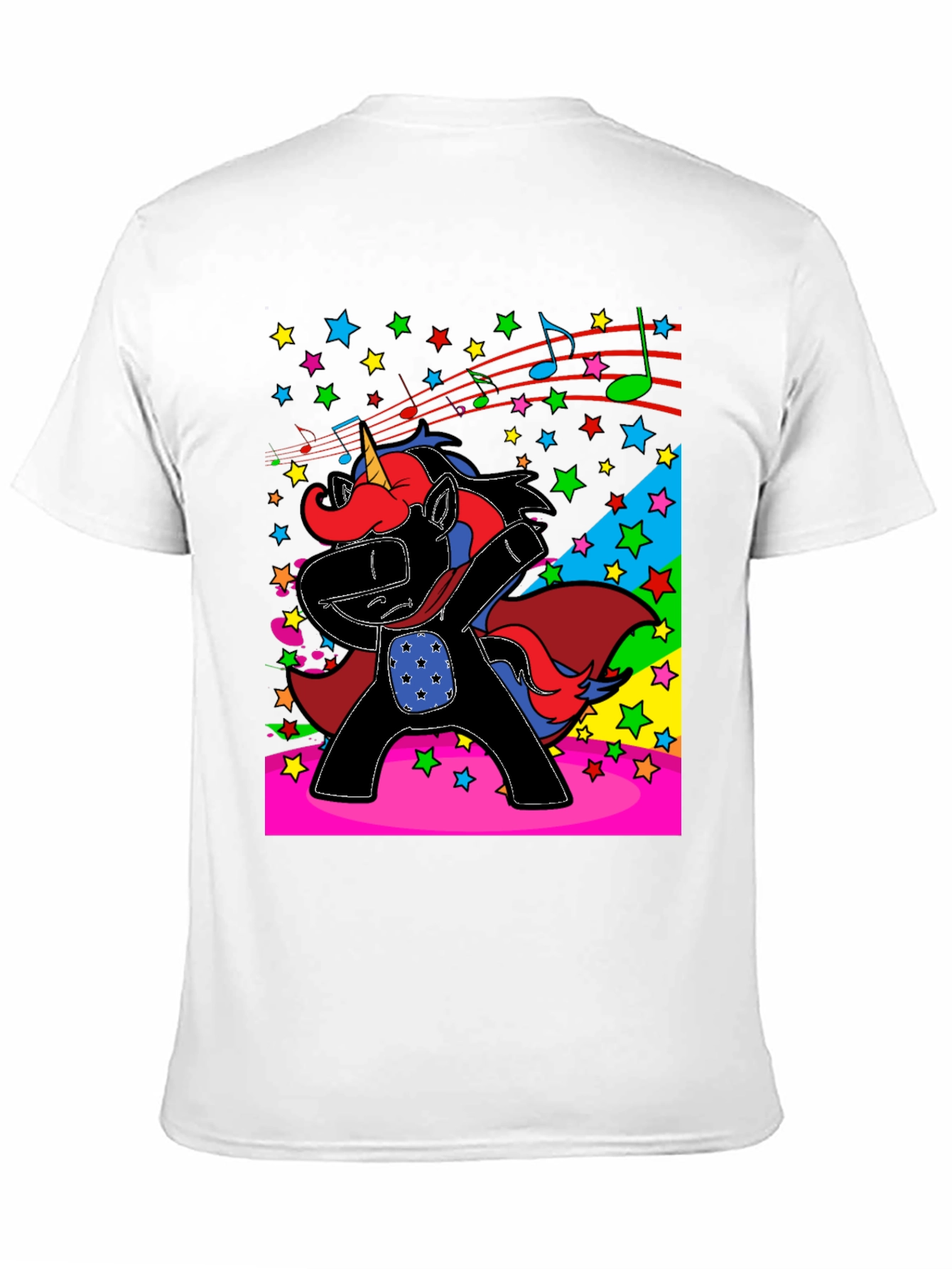 Dabbing Unicorn Stars T-Shirt
