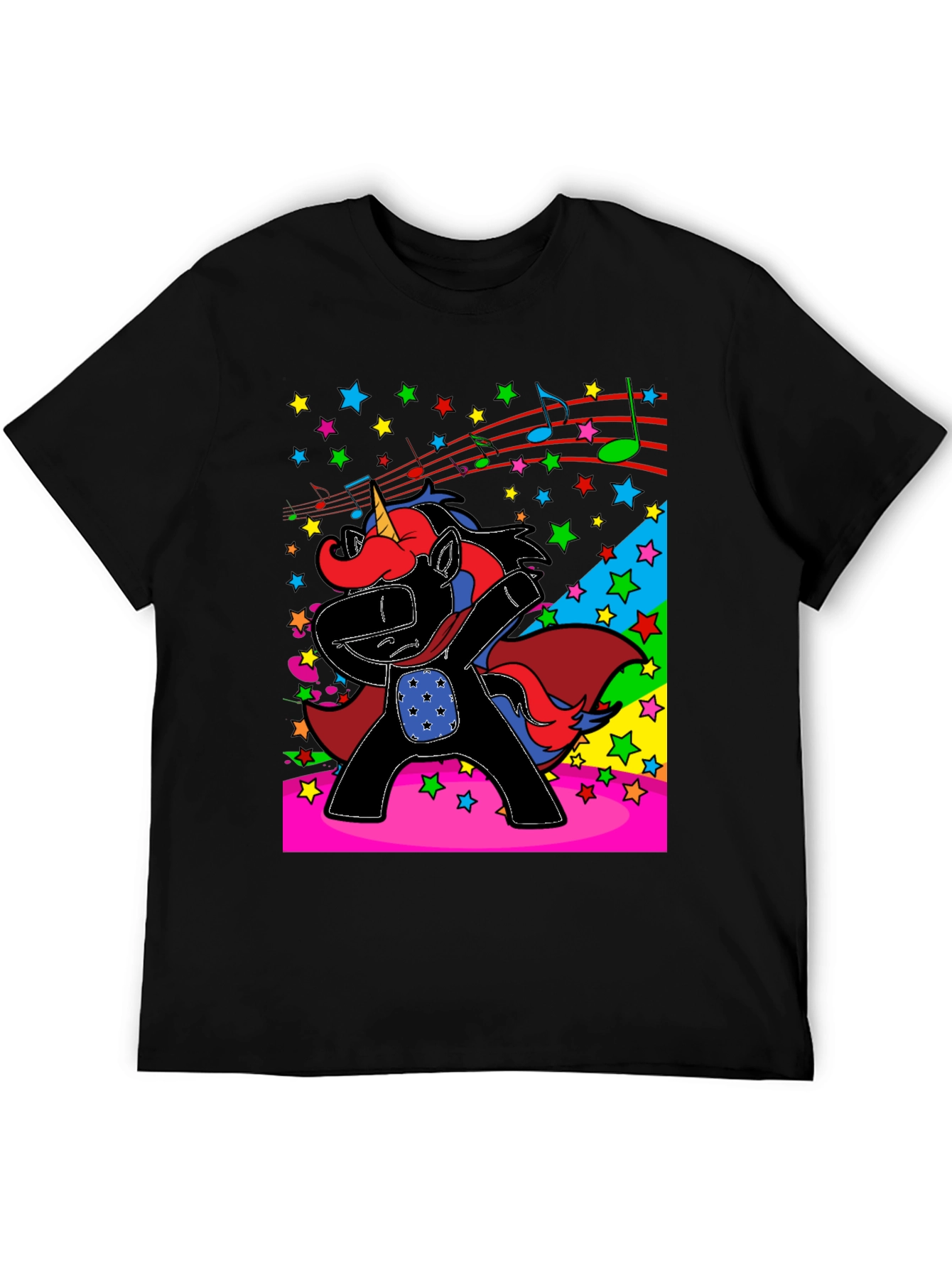 Dabbing Unicorn Stars T-Shirt