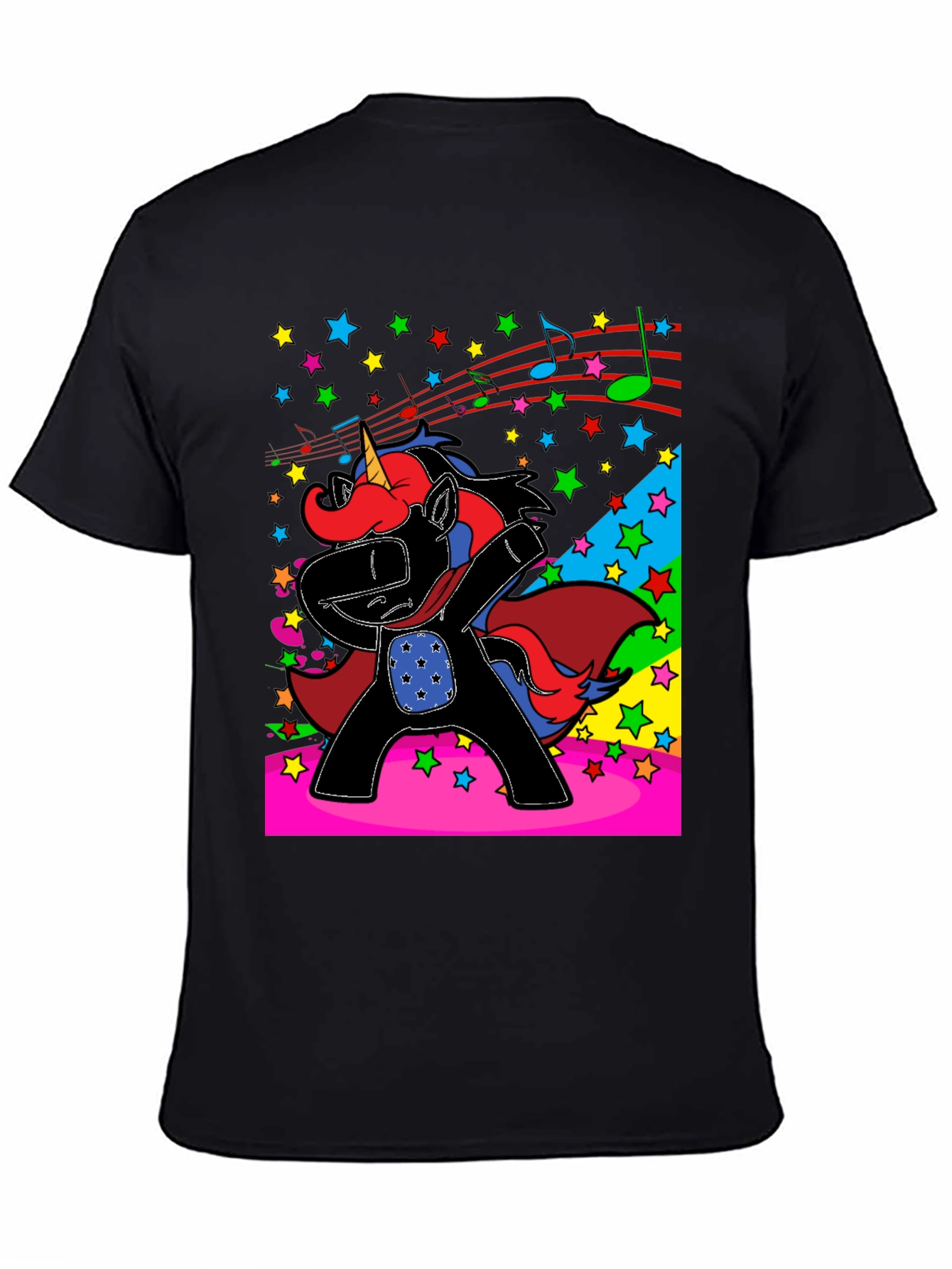 Dabbing Unicorn Stars T-Shirt