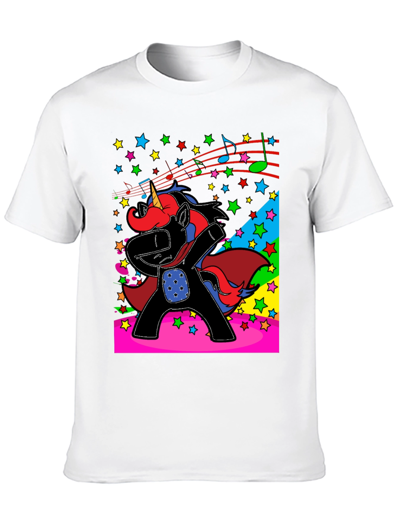 Dabbing Unicorn Stars T-Shirt