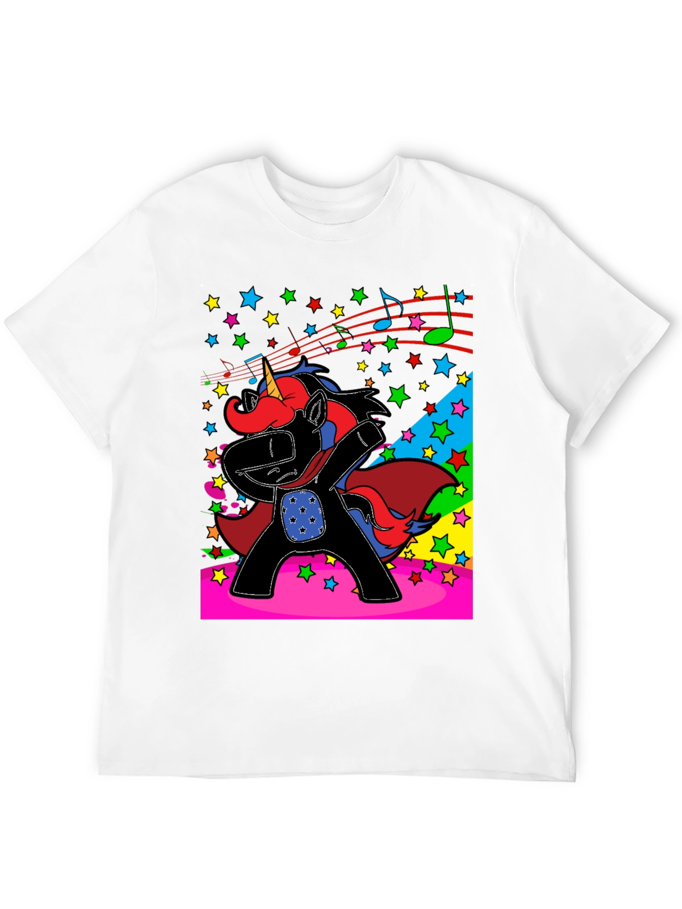 Dabbing Unicorn Stars T-Shirt
