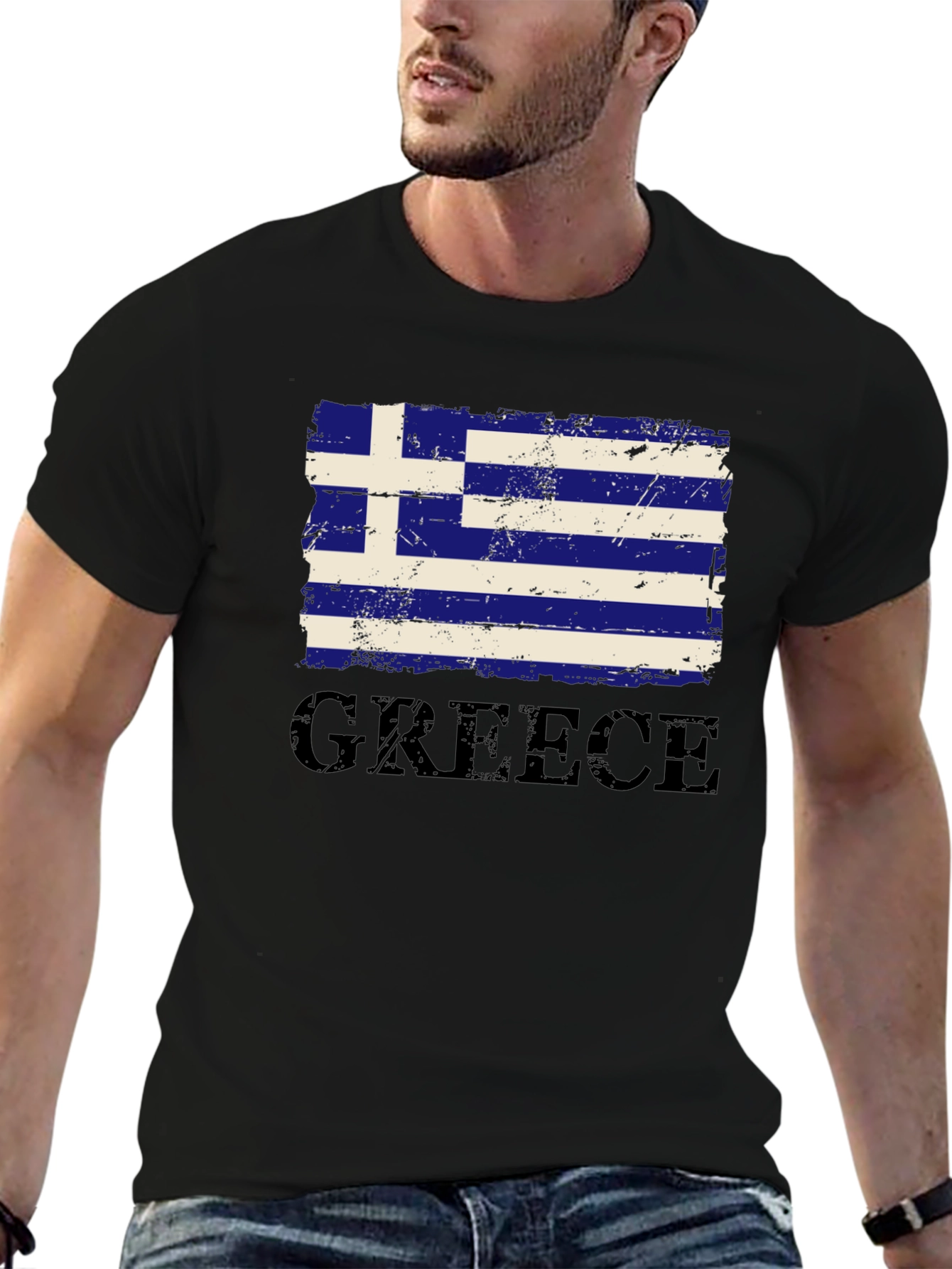 Greece Flag T-Shirt - Patriotic Greek Pride Tee