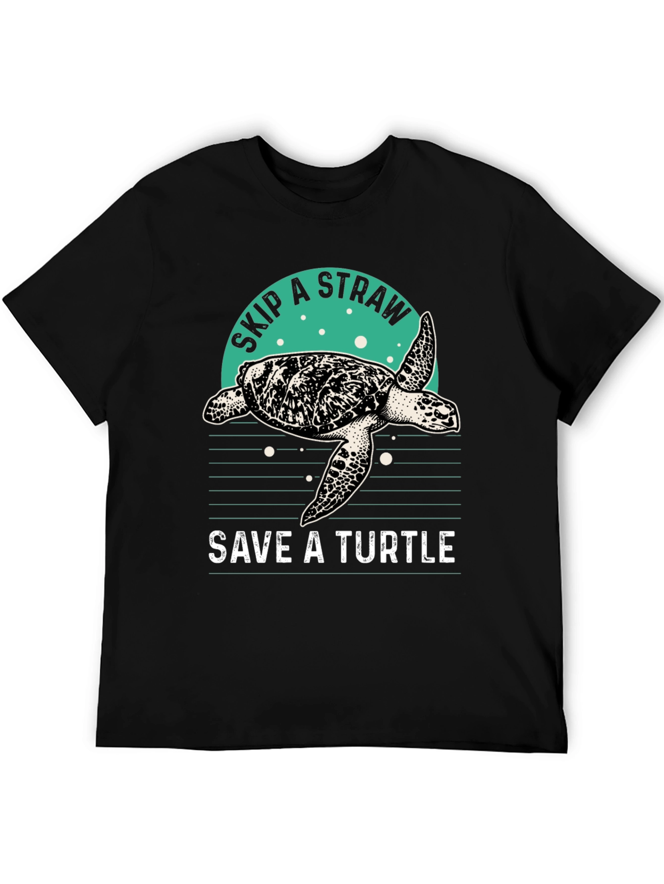 Save a Turtle T-Shirt - Skip a Straw
