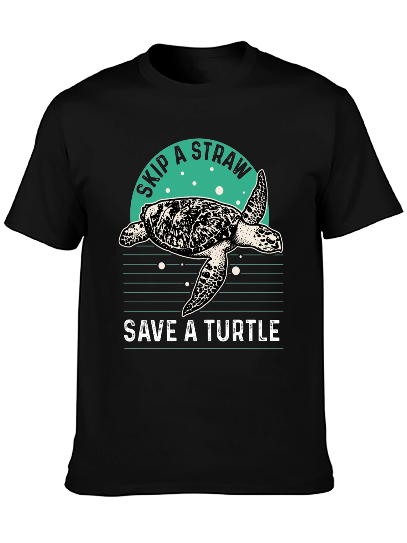 Save a Turtle T-Shirt - Skip a Straw