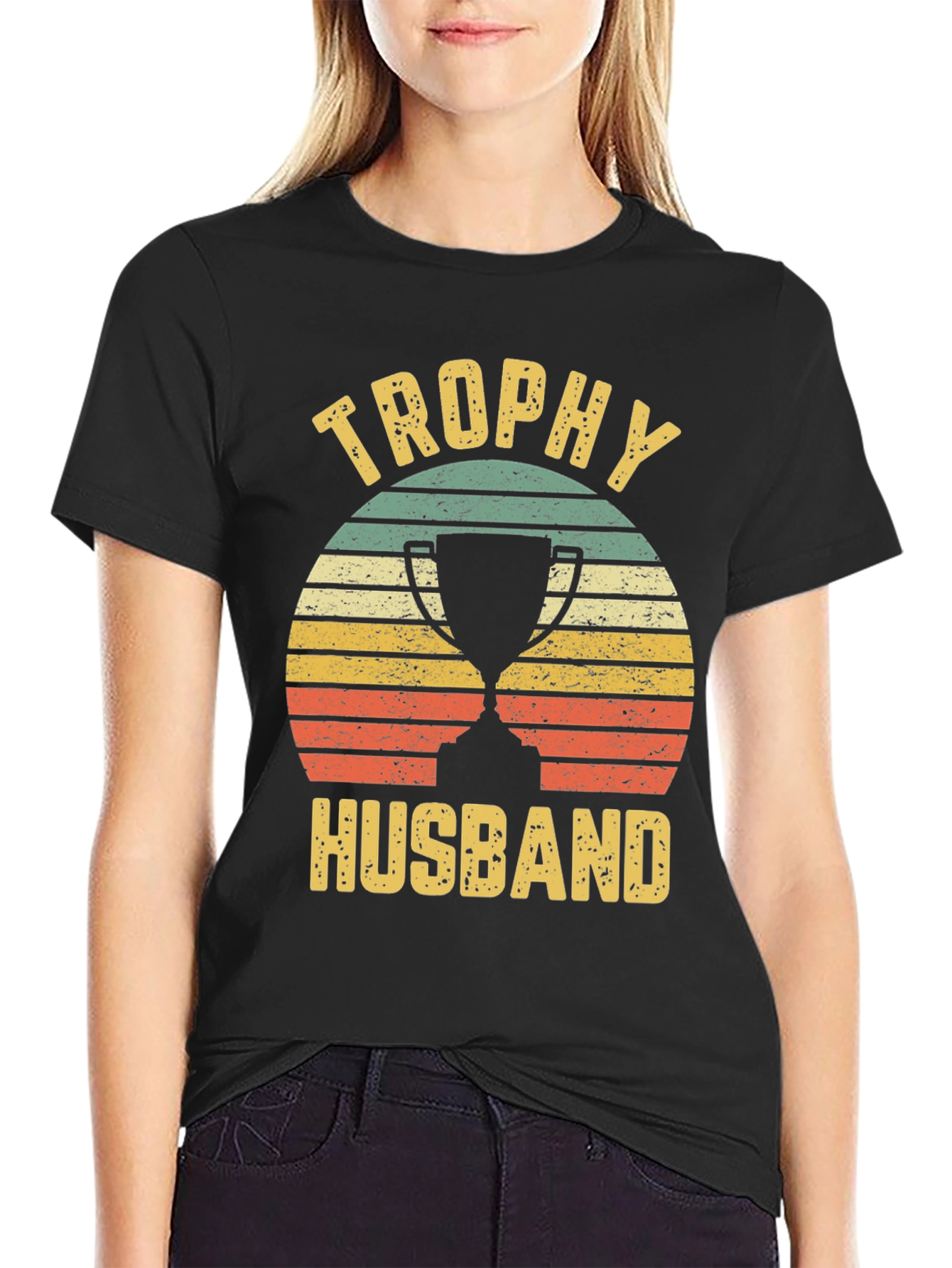 Trophy Husband Retro T-Shirt