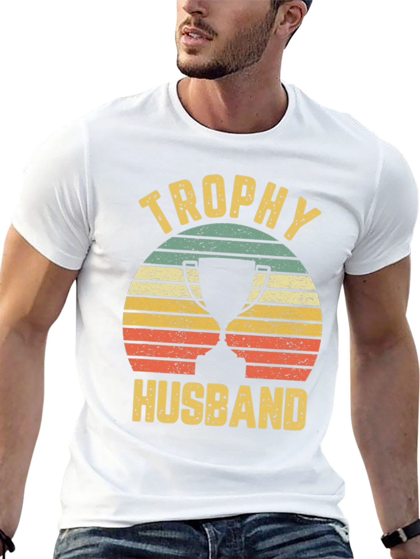 Trophy Husband Retro T-Shirt