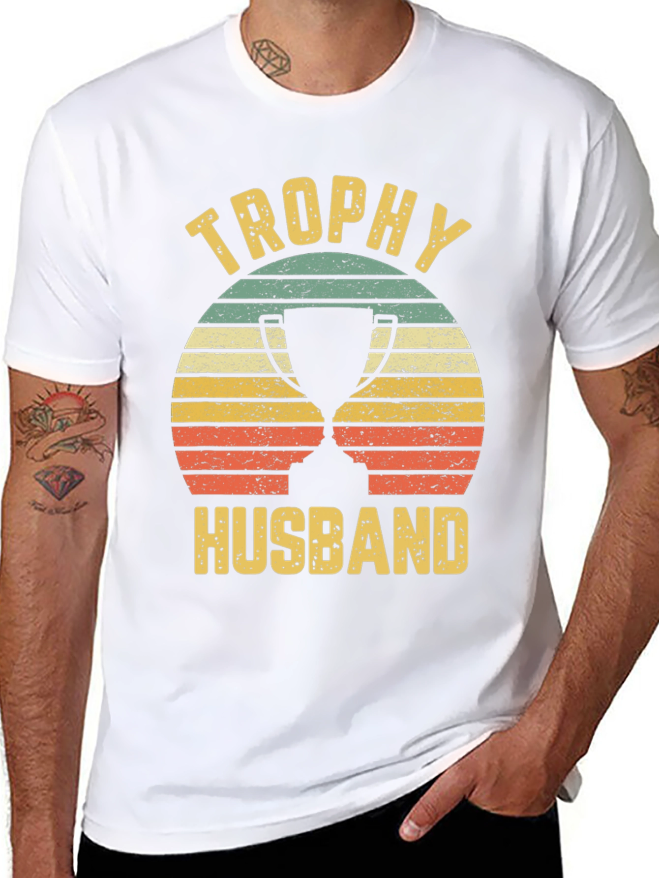 Trophy Husband Retro T-Shirt