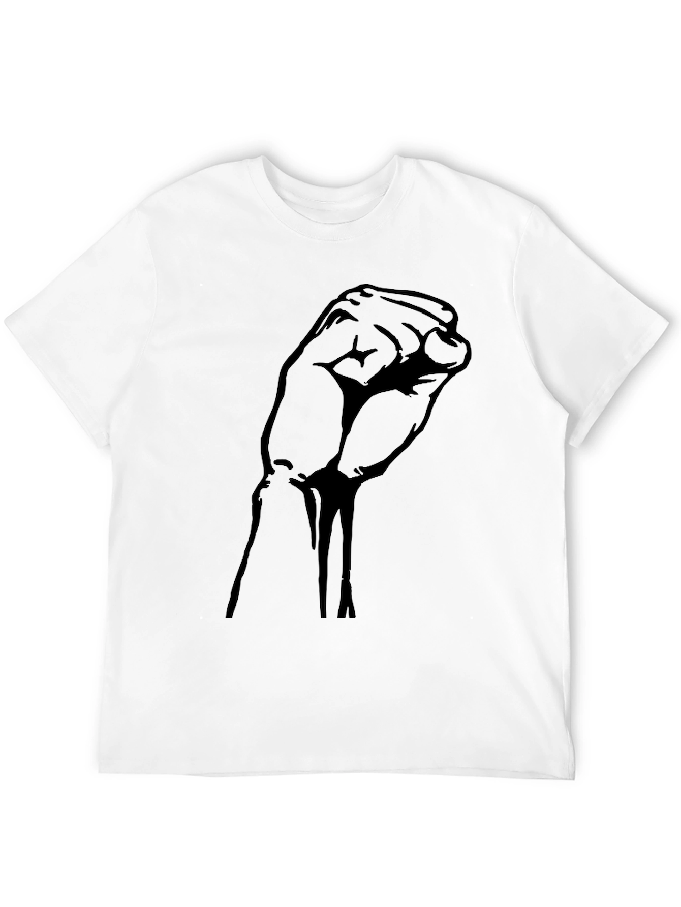 Black Power Fist Graphic T-Shirt