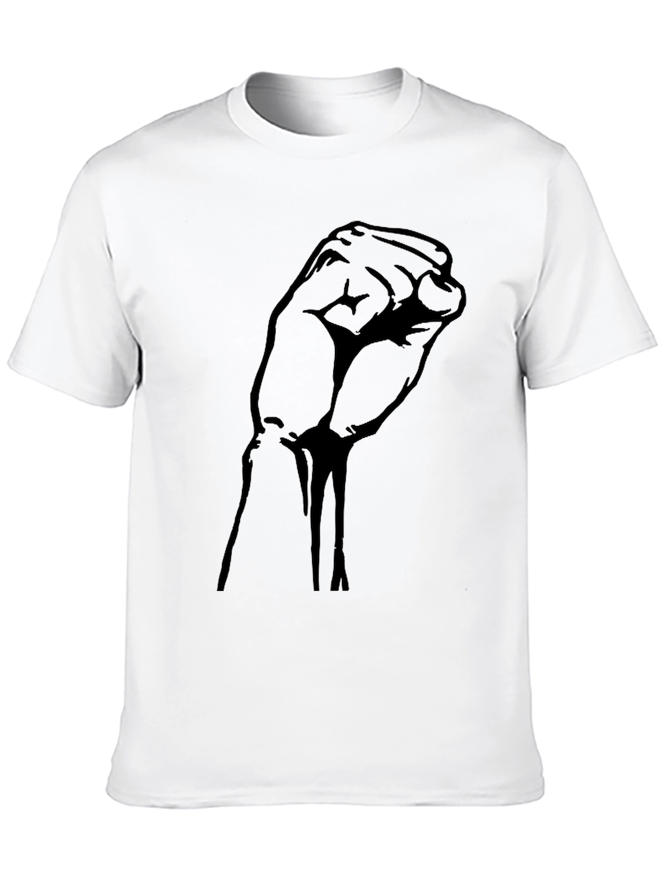 Black Power Fist Graphic T-Shirt